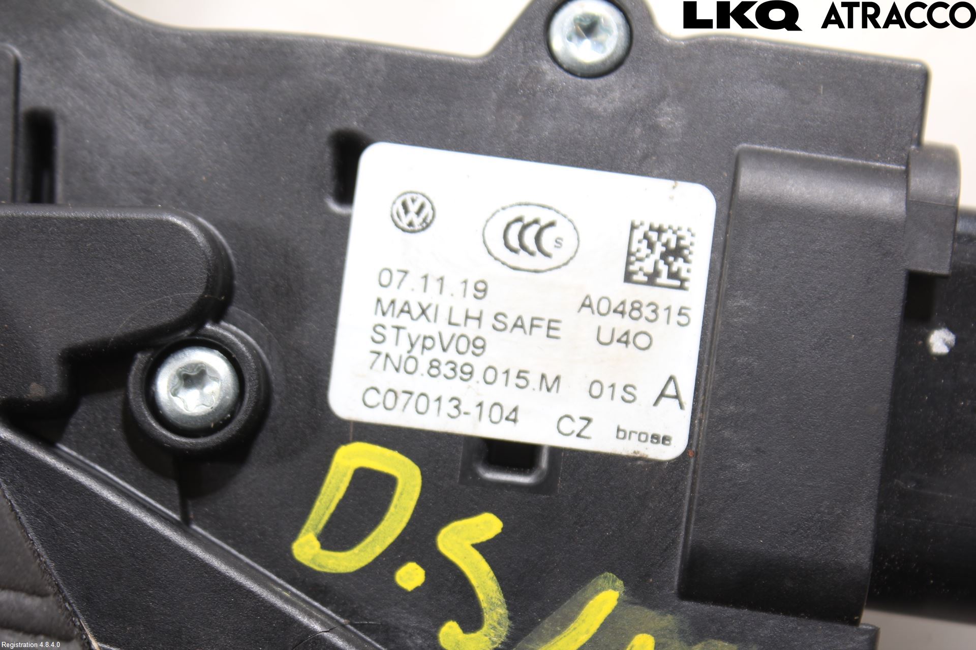 Seat ALHAMBRA 11- Låskista-Dörrlås