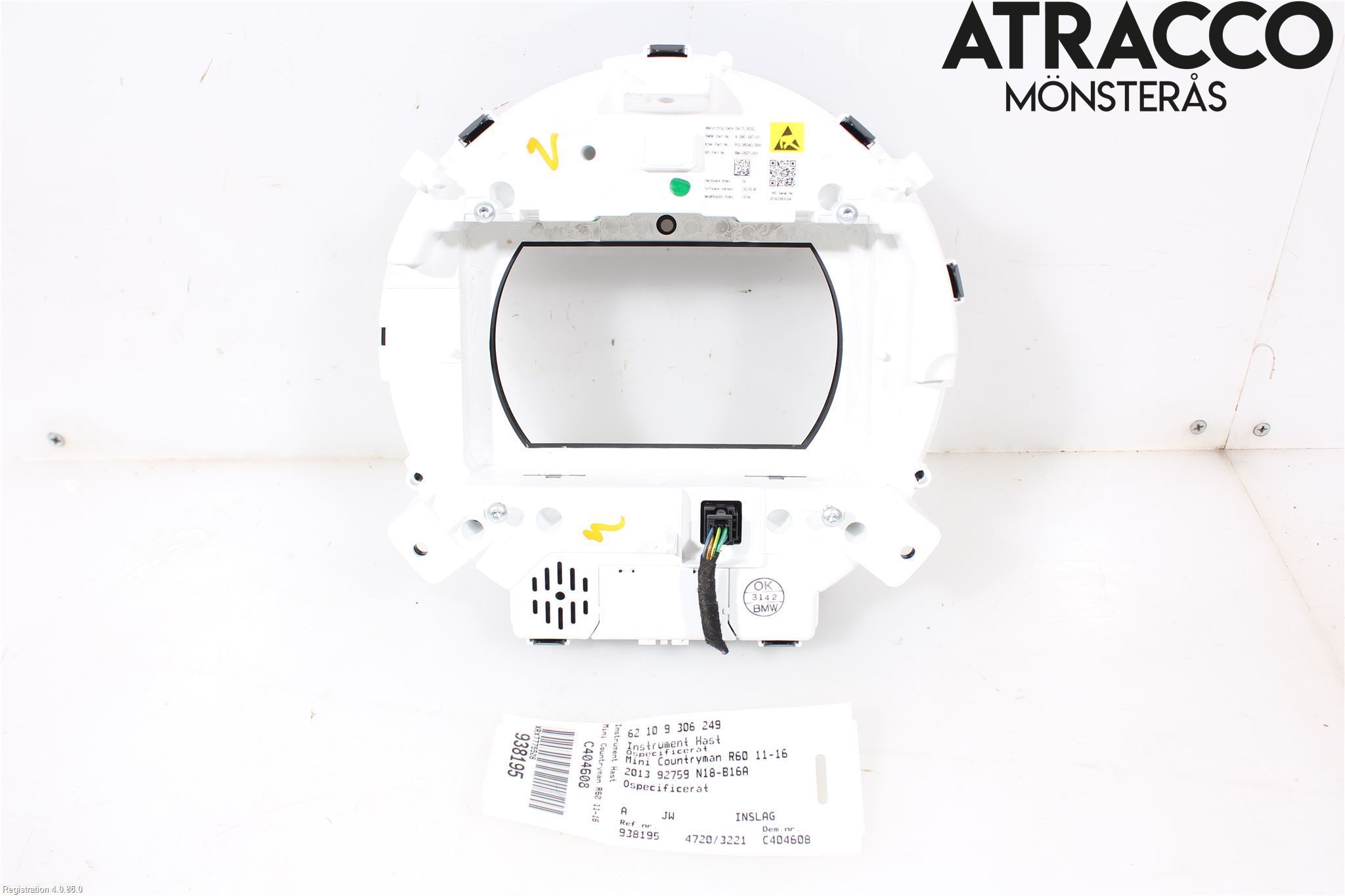 Mini COUNTRYMAN R60 11-16 Instrument Hast