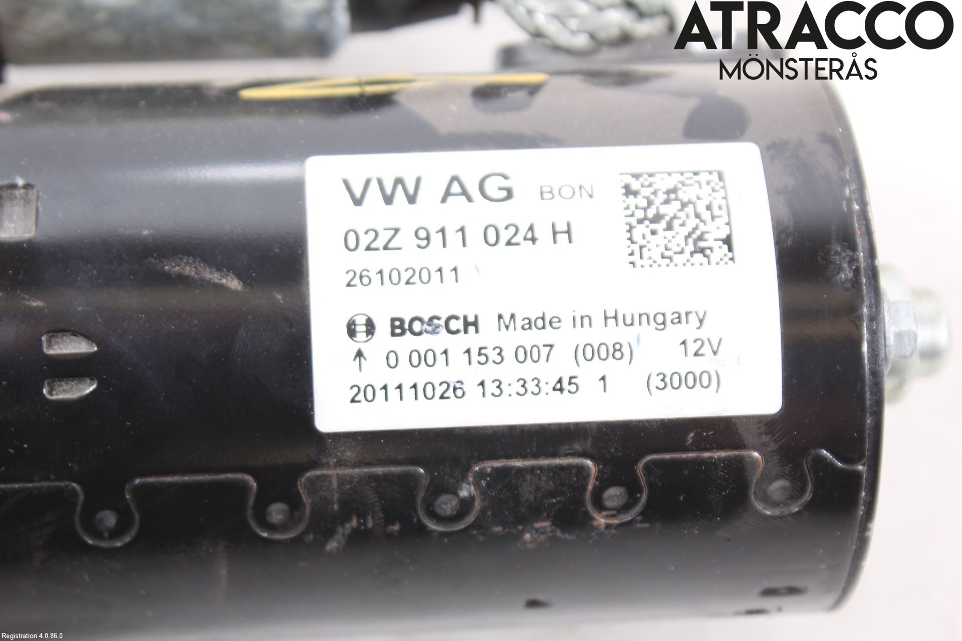 Volkswagen VW GOLF VI 09-13 Startmotor Diesel