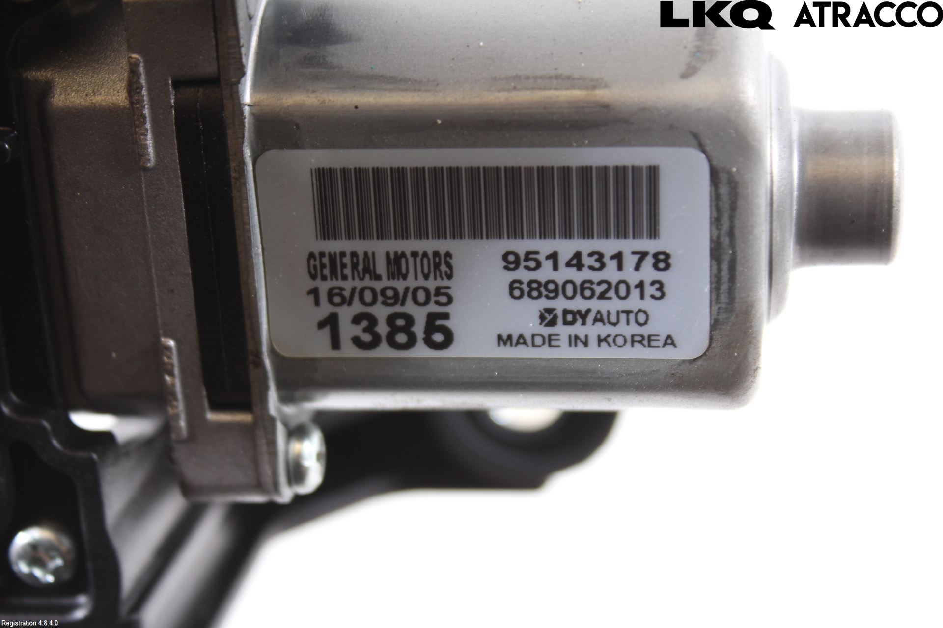 Opel KARL 16-19 Torkarmotor Baklucka