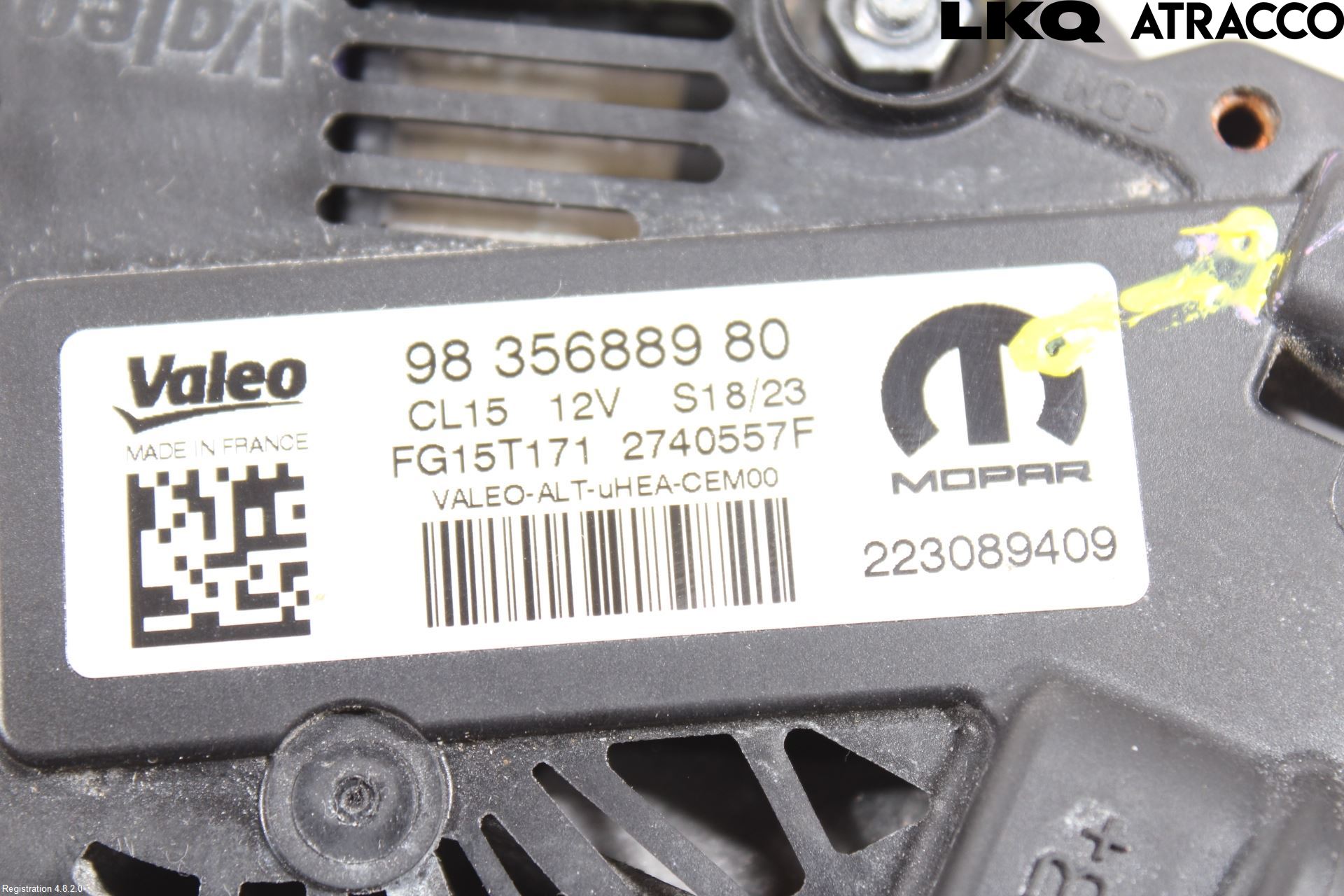 Peugeot 2008/E-2008 20- Generator
