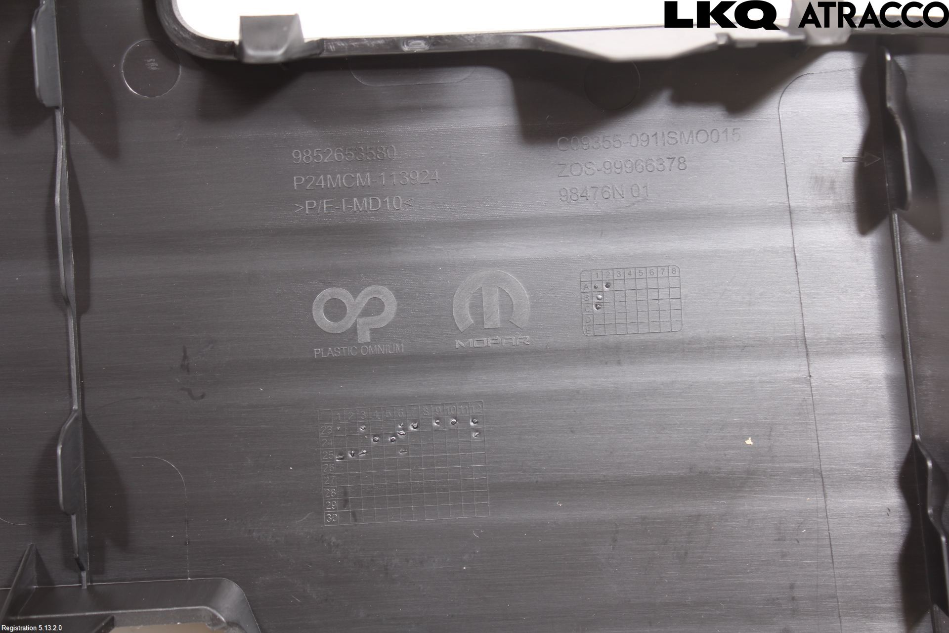 Peugeot 2008/E-2008 20- Stötfångardel Fram Mitt