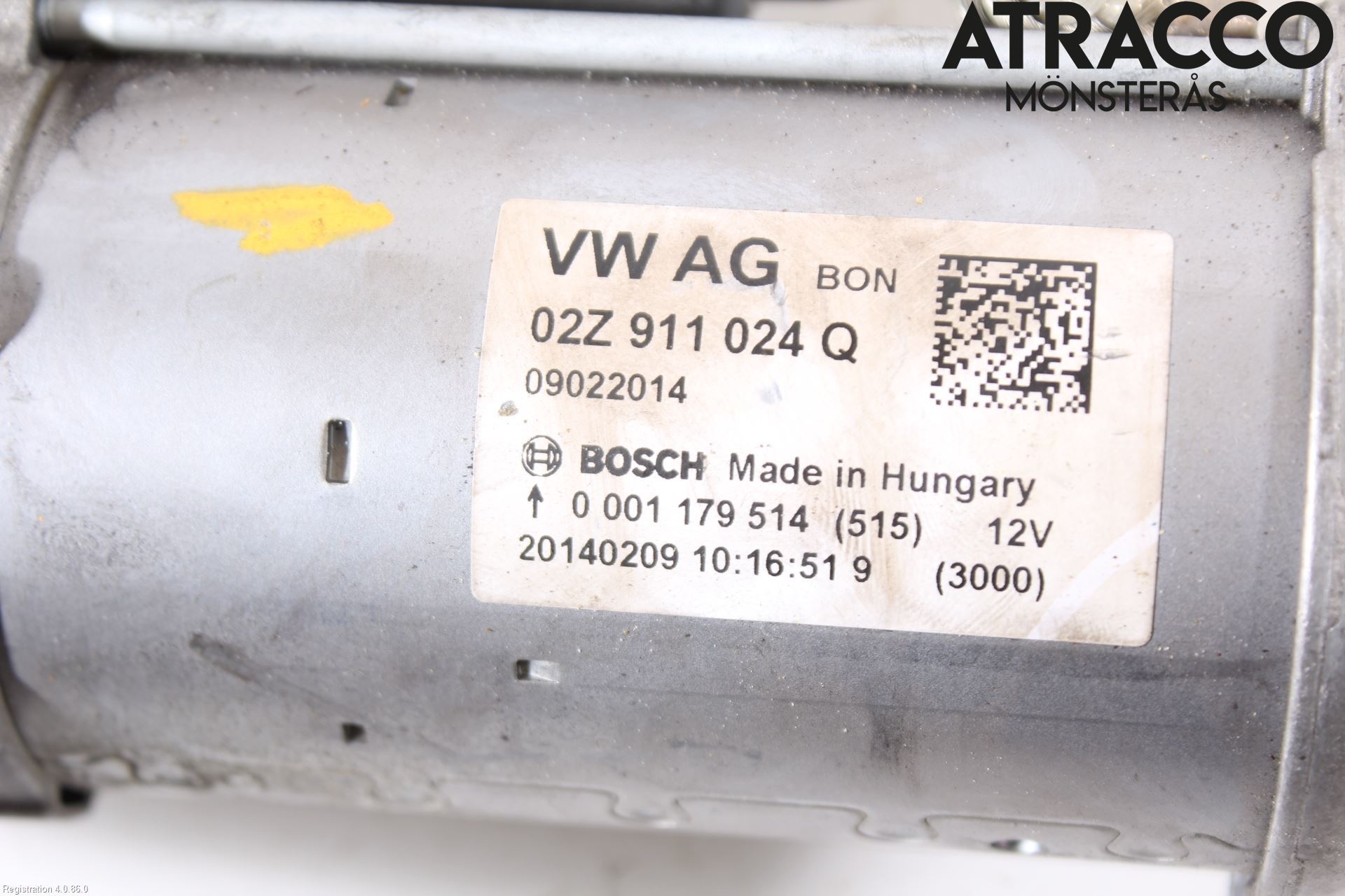 Volkswagen VW GOLF / E-GOLF VII 13-20 Startmotor