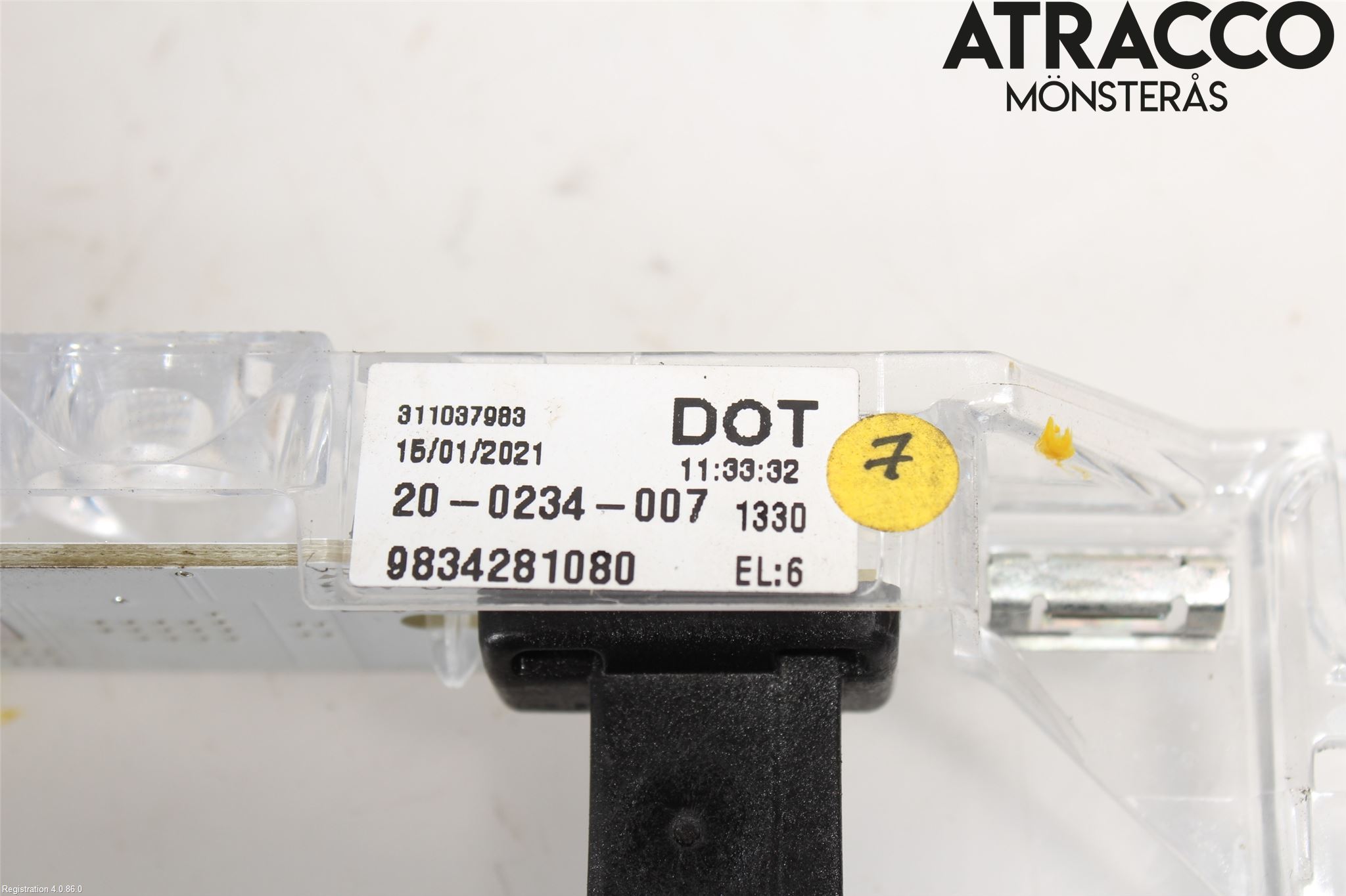 Citroen C4/E-C4 C4X/E-C4X III 21- Bromsljus Bakruta