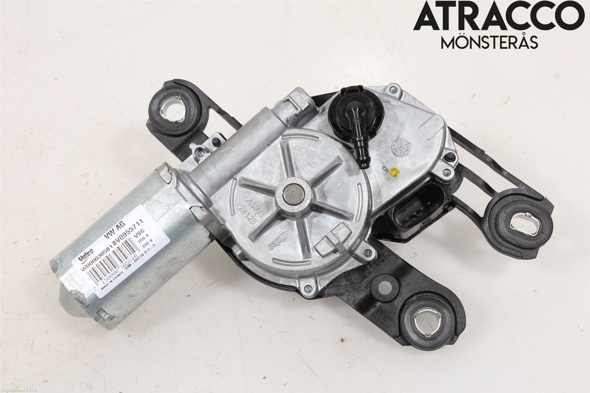 Audi A3/S3 8V 13-20 Torkarmotor Baklucka