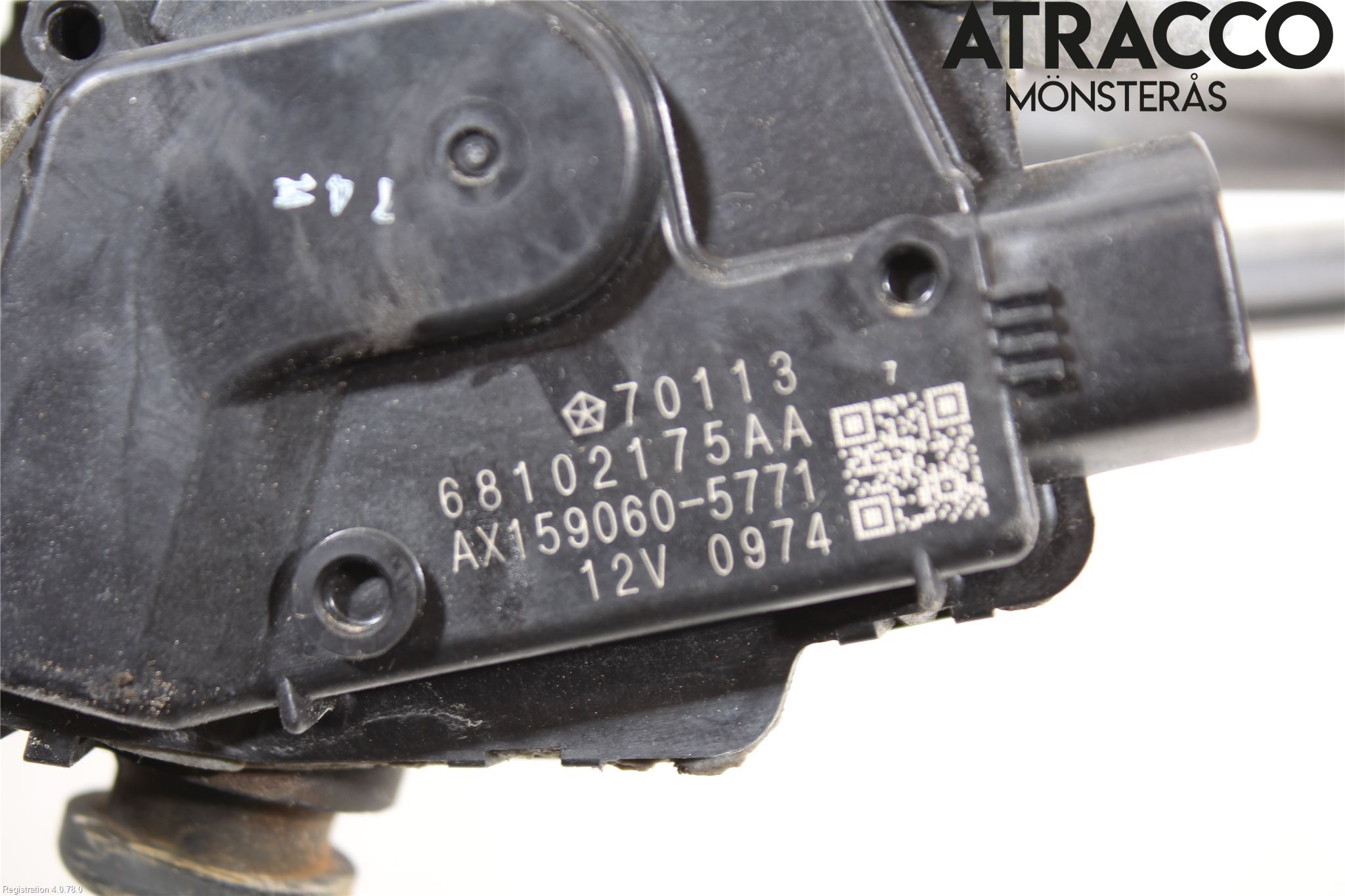 Jeep CHEROKEE Torkarmotor Vindruta