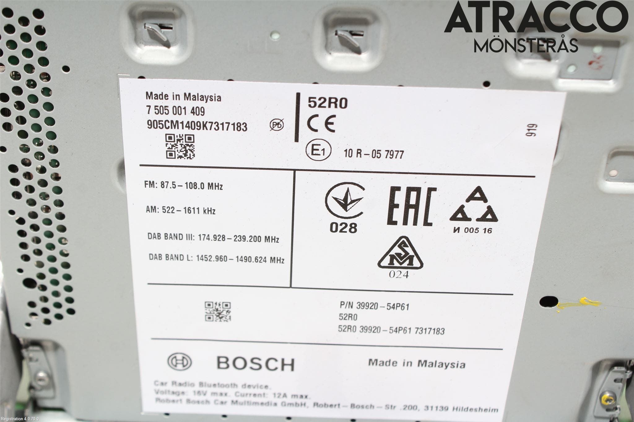 Suzuki VITARA 15- Radio