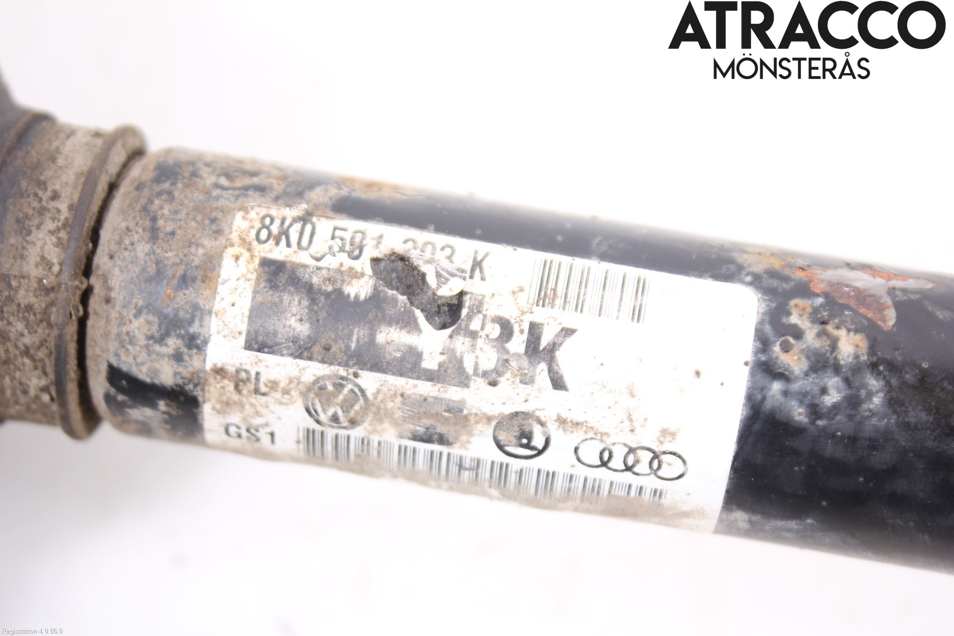 Audi A5 07-16 Drivaxel Bak Vänster