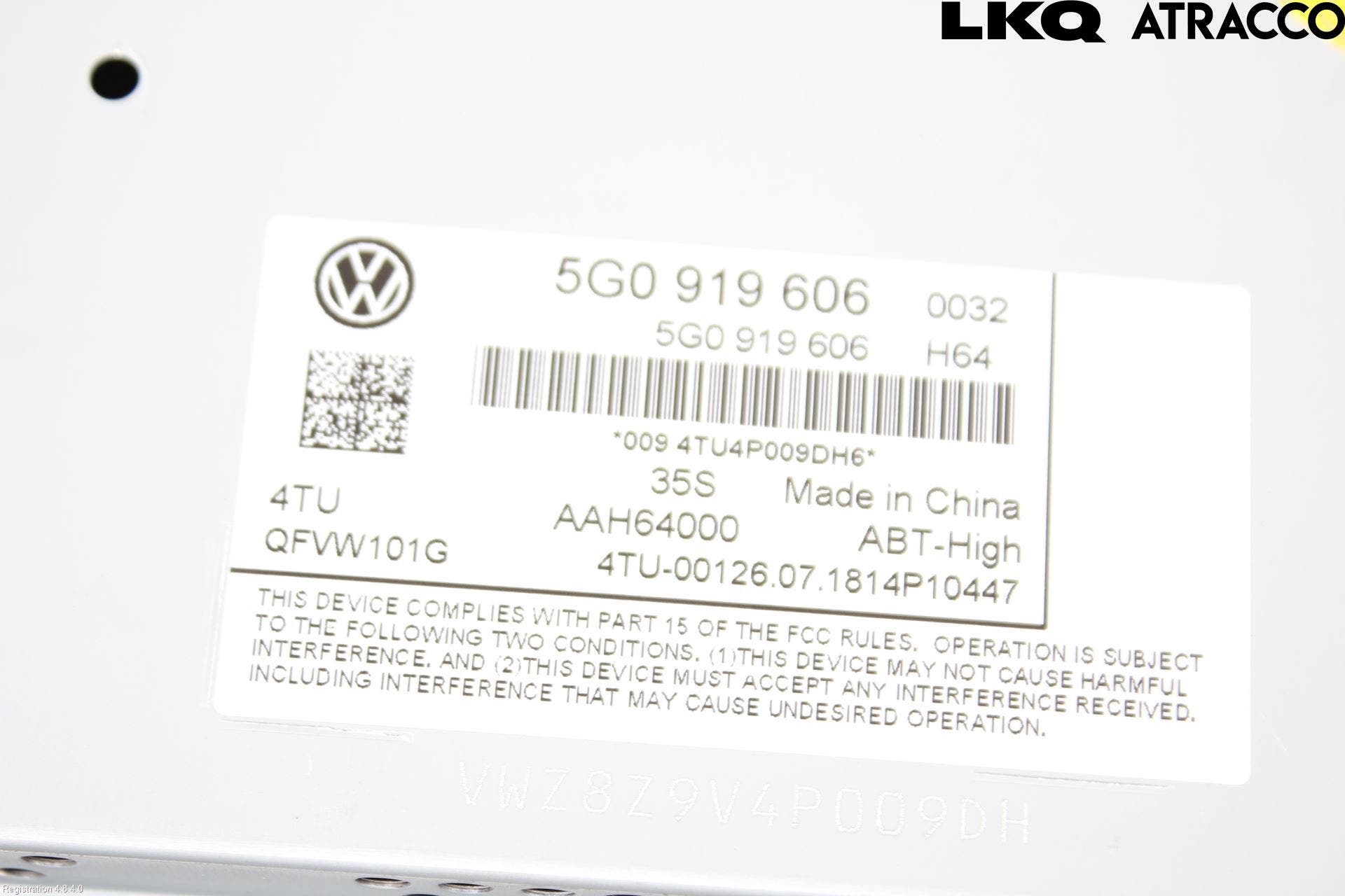 Volkswagen VW CRAFTER II / E-CRAFTER 17- Multifunktionsdisplay