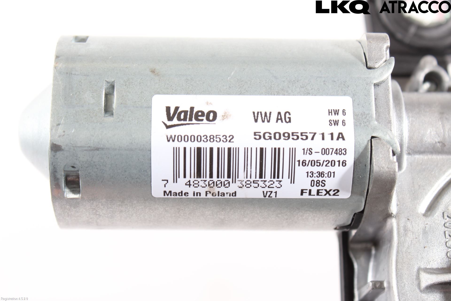 Volkswagen VW TIGUAN 16-24 Torkarmotor Baklucka