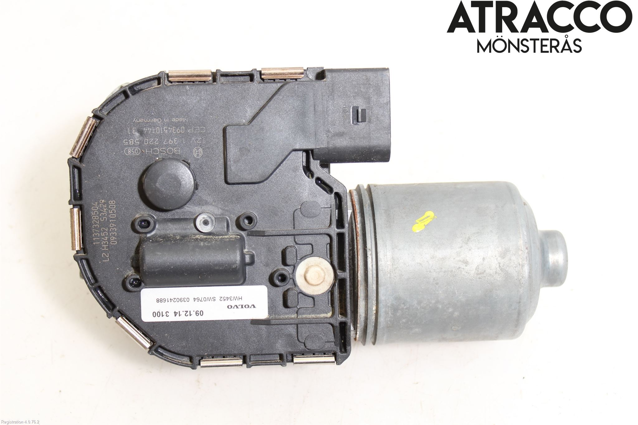 Volvo S40 08-12 Torkarmotor Vindruta