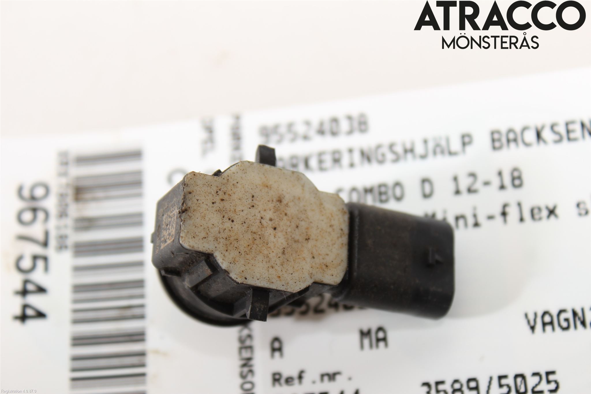 Opel COMBO D 12-18 Parkeringshjälp Backsensor