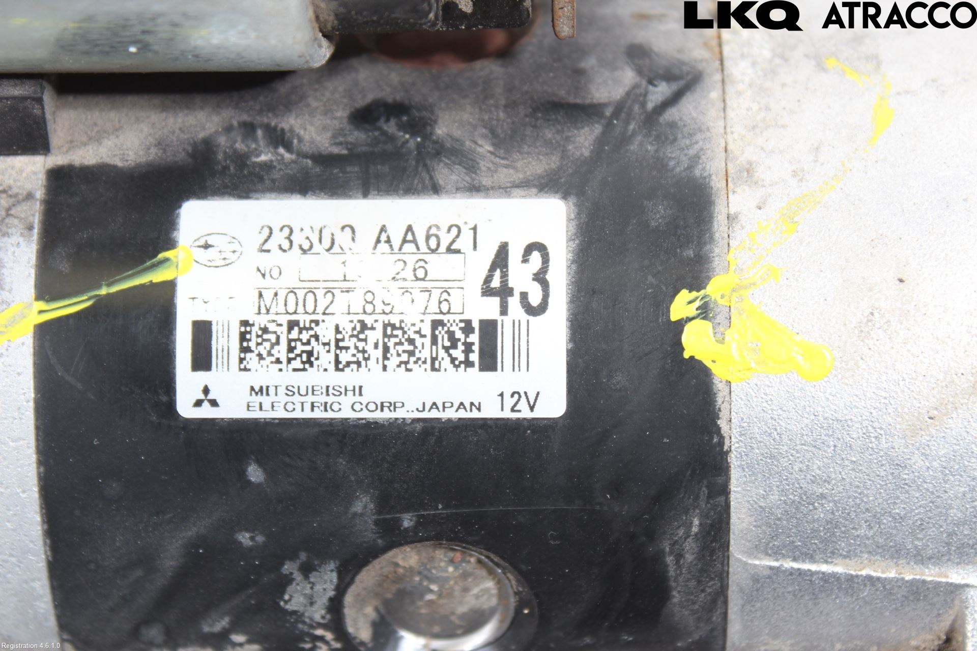 Subaru LEGACY 10-14 Startmotor Diesel