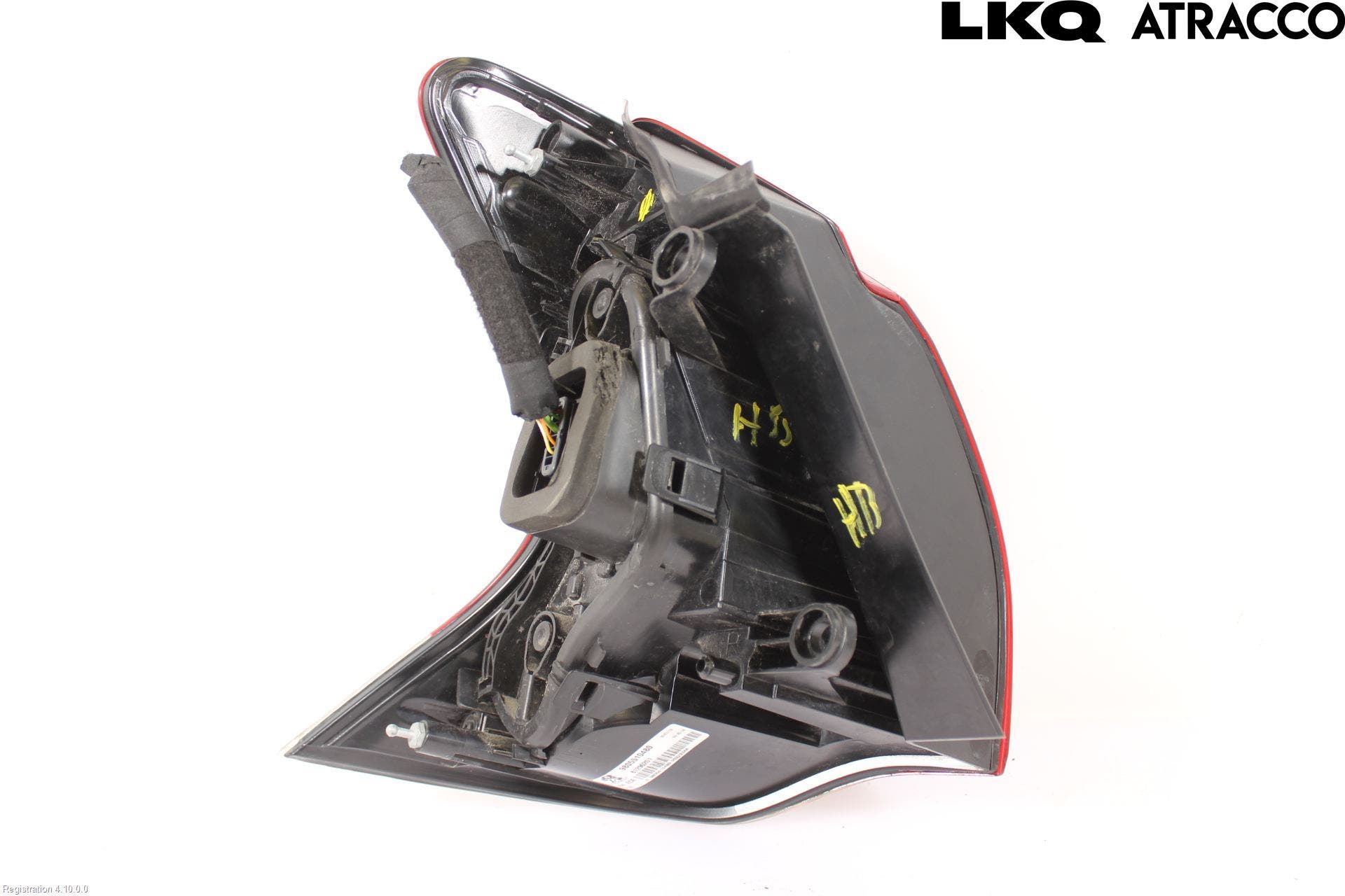 Peugeot 3008 09-16 Bakljus Höger