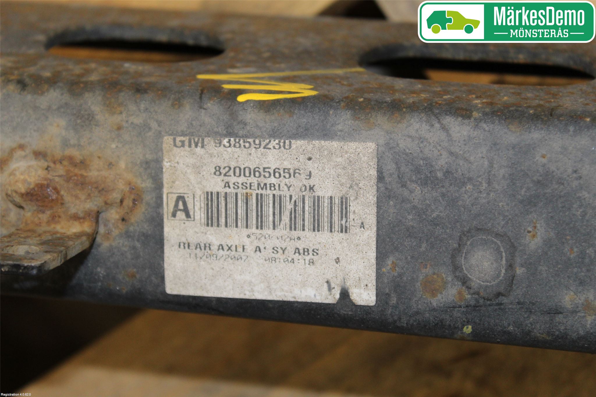 Opel VIVARO 01-14 Bakaxel