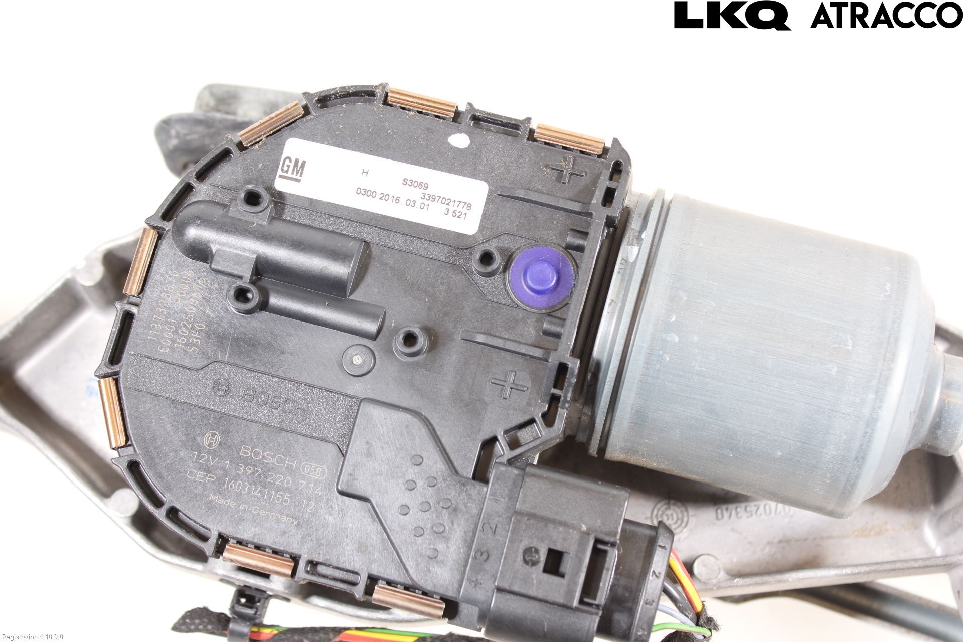 Opel ASTRA K 16-22 Torkarmotor Vindruta