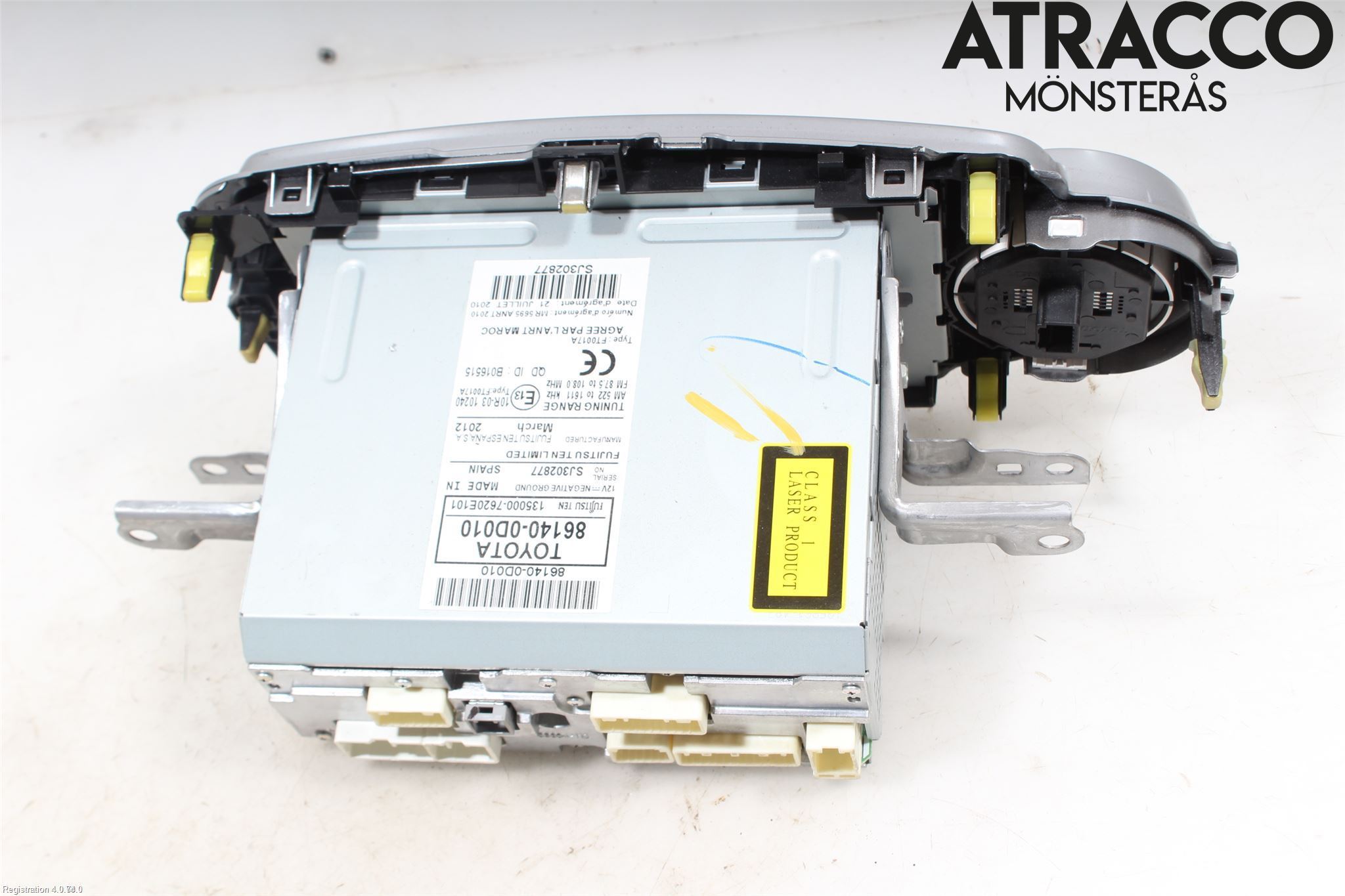 Toyota YARIS XP130 12-14 Radio