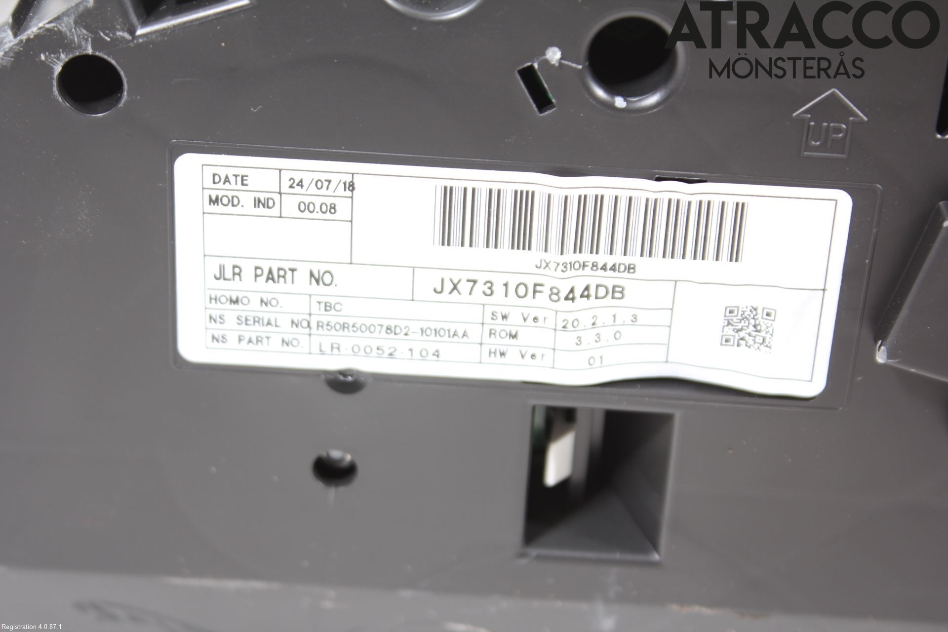 Jaguar XE (X760) 15-24 Instrument Komb