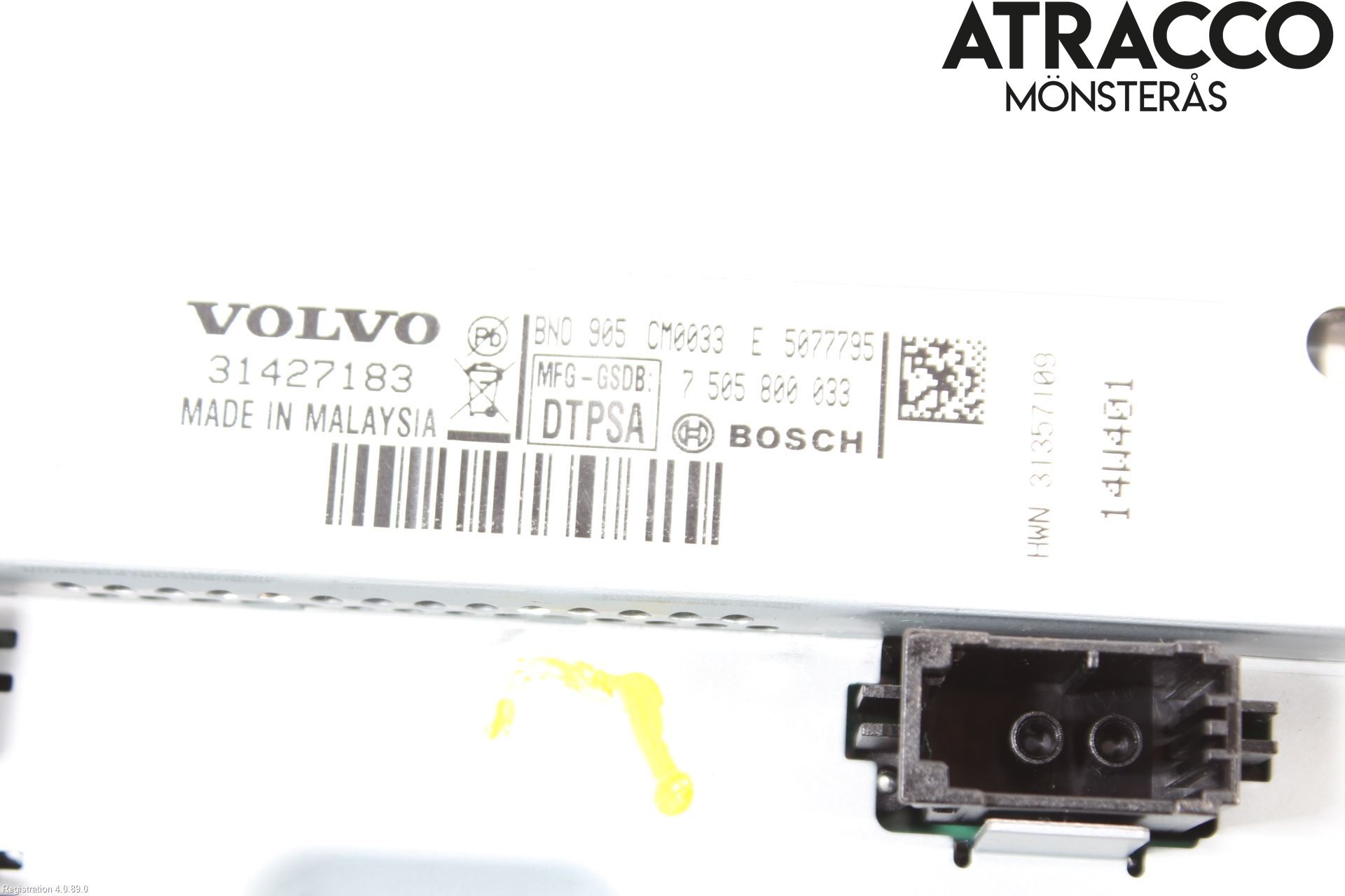 Volvo V40 12-19 Multifunktionsdisplay