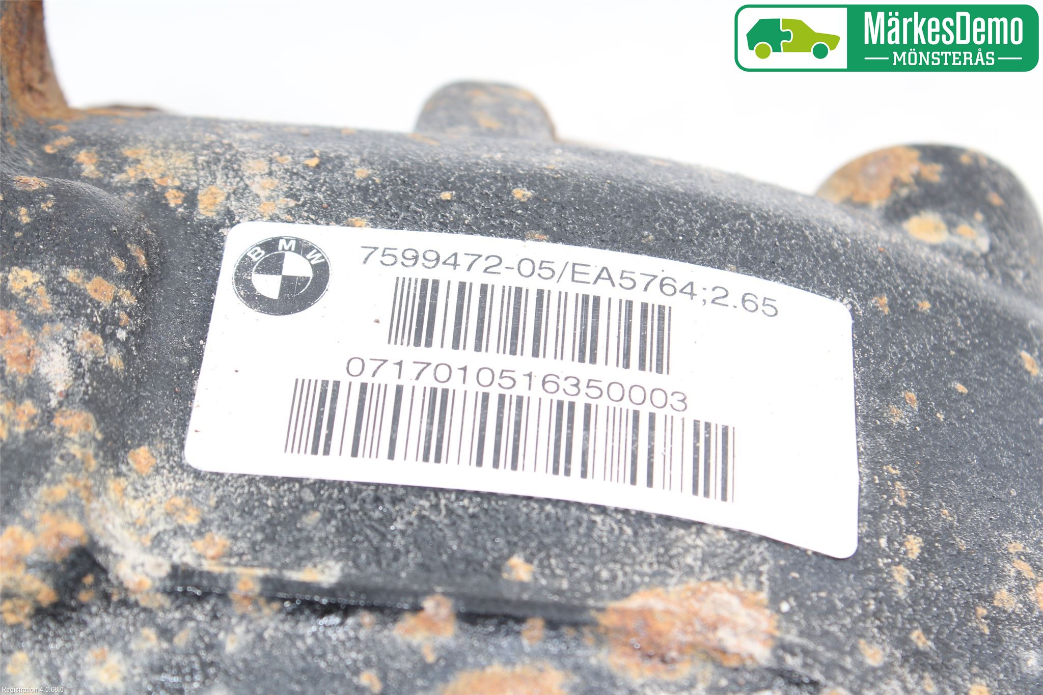 BMW 1 F20/F21 11-19 Bakväxel-Diff