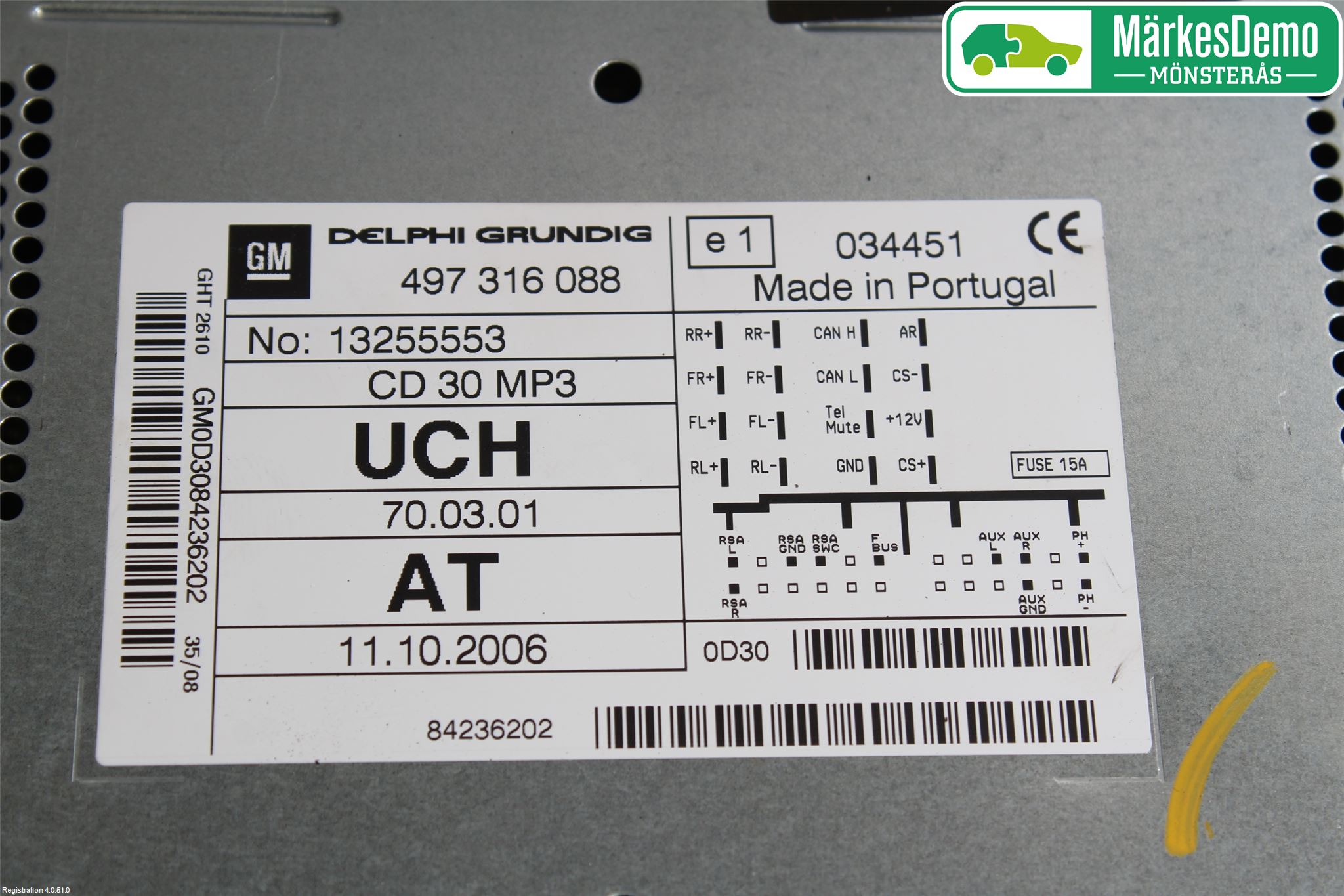 Opel ASTRA H 04-12 Radio