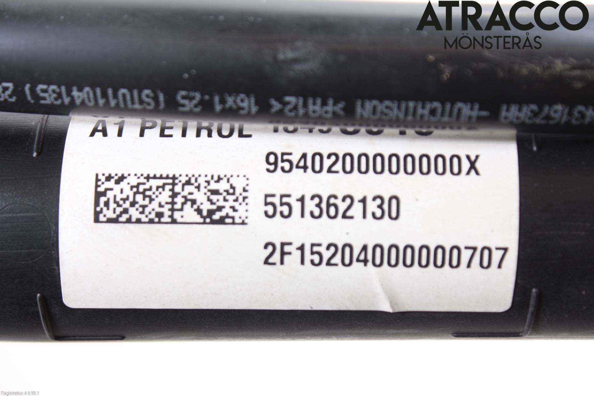 Opel ASTRA K 16-22 Bränslepåfyllnrör-Slang