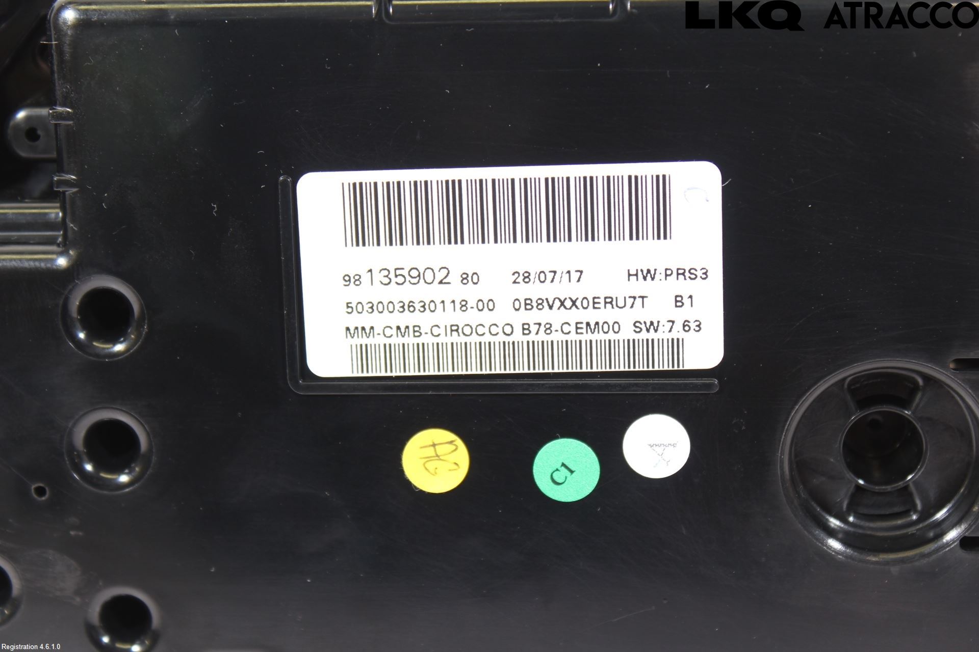 Citroen C4 GRAND PICASSO 14-18 Instrument Komb