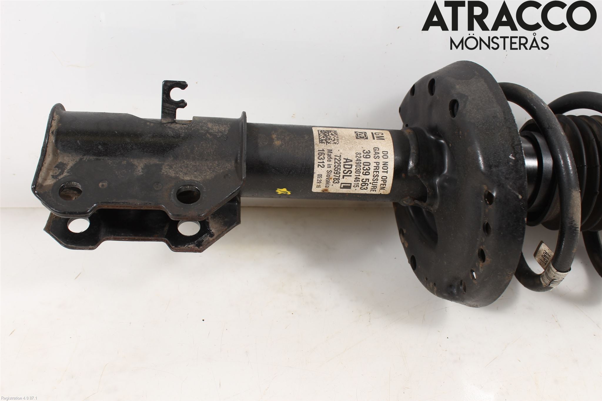 Opel ASTRA K 16-22 Fjäderben Fram Vänster
