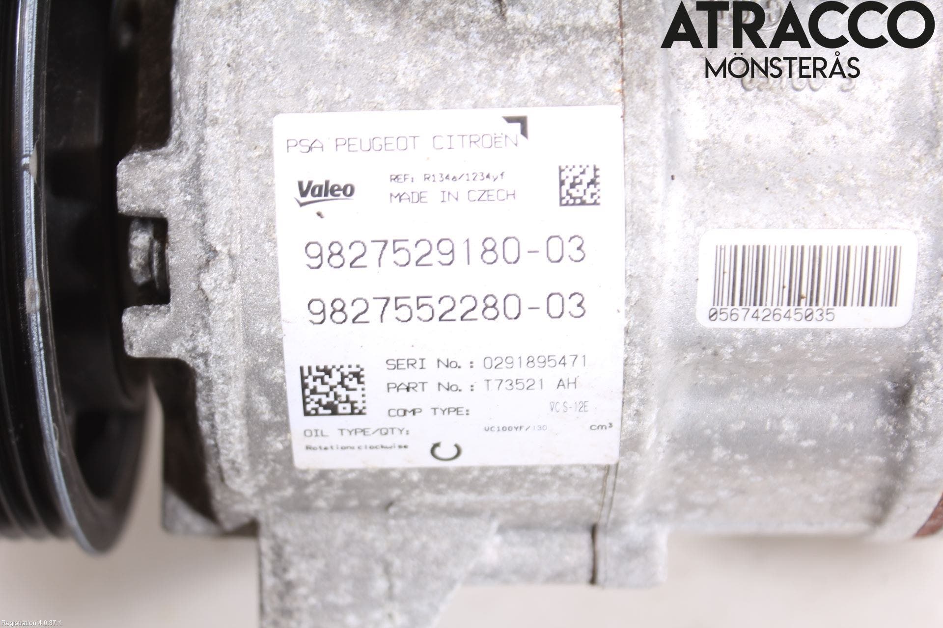 Peugeot 5008 17-24 Ac Kompressor