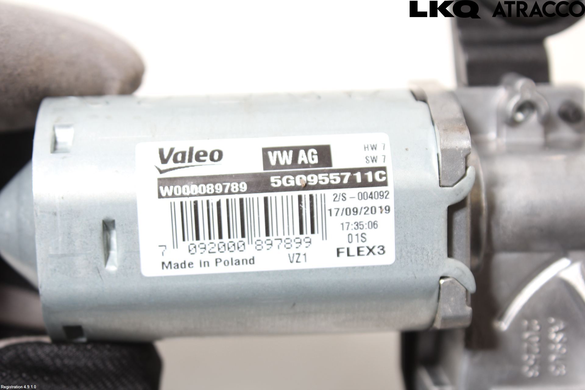 Volkswagen VW POLO VI 18->> Torkarmotor Baklucka