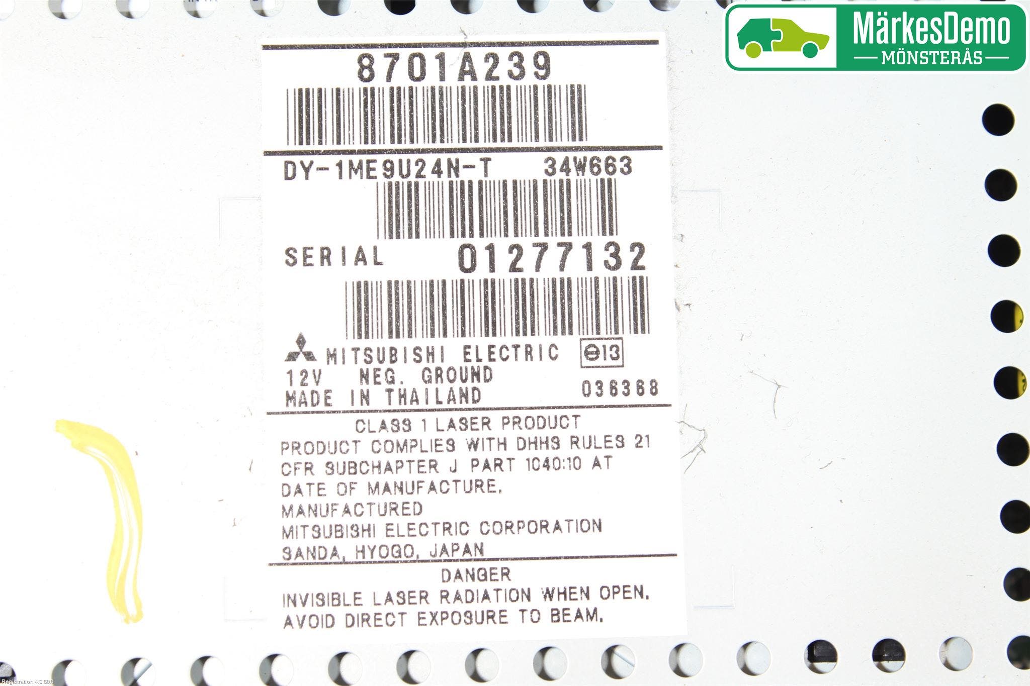 Mitsubishi COLT 09-13 Radio