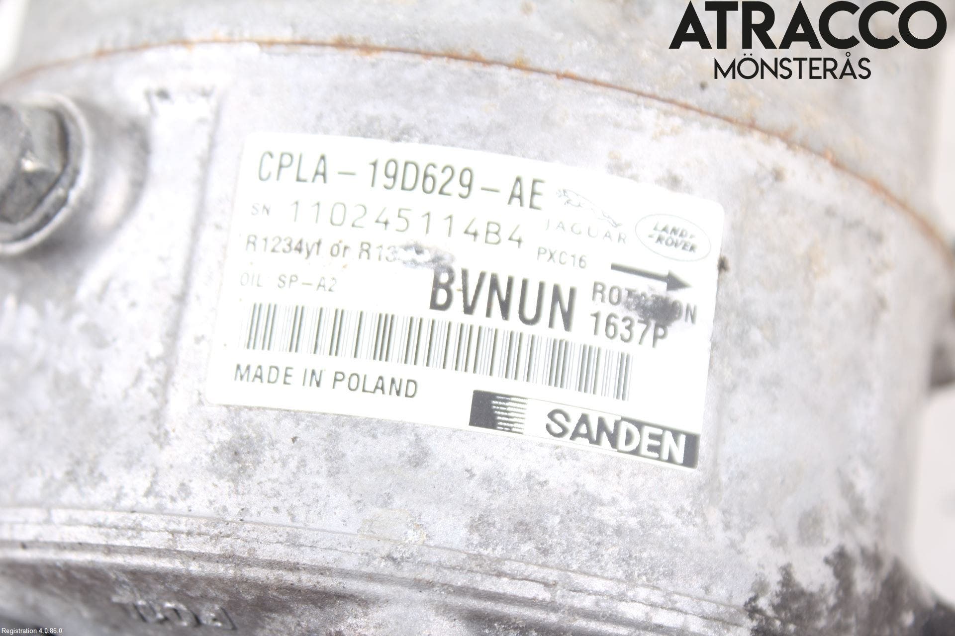 Landrover RANGE ROVER SPORT (L494) 14-22 Ac Kompressor