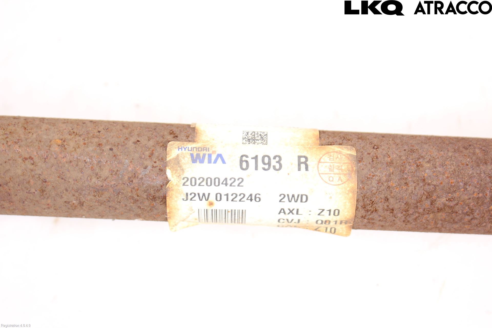 Kia SOUL 09- Drivaxel Fram Höger