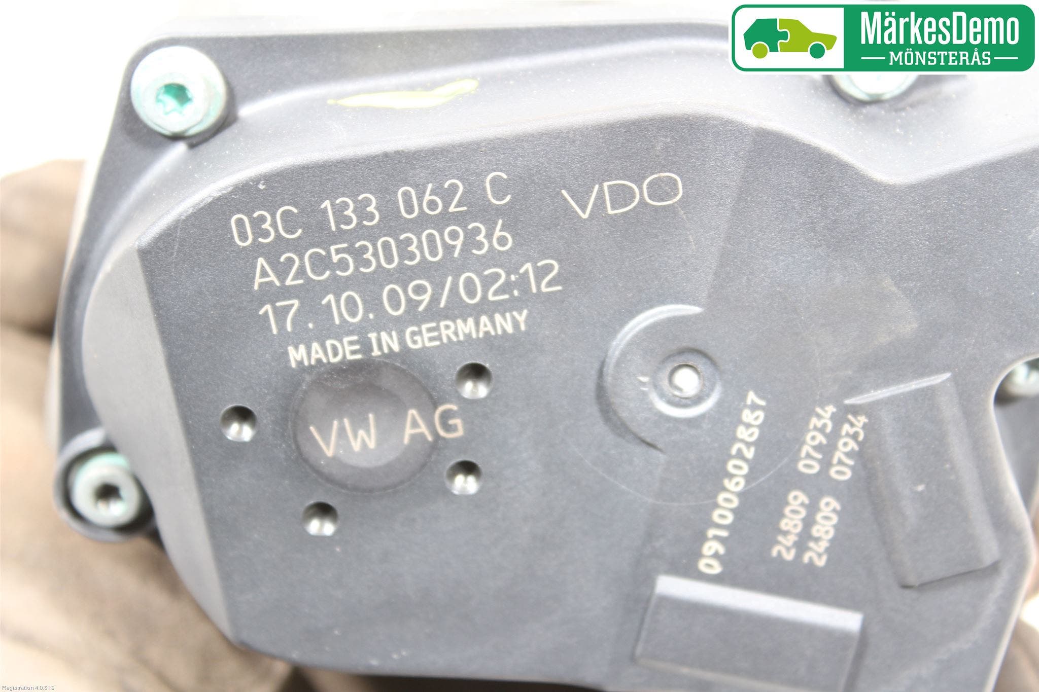 Volkswagen VW GOLF PLUS/CROSS GOLF 04-14 Injspjällhus