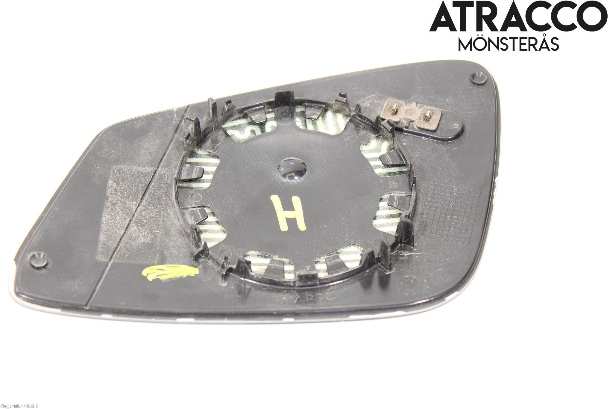 BMW 5 F10/F11/F18 09-17 Spegelglas Hö