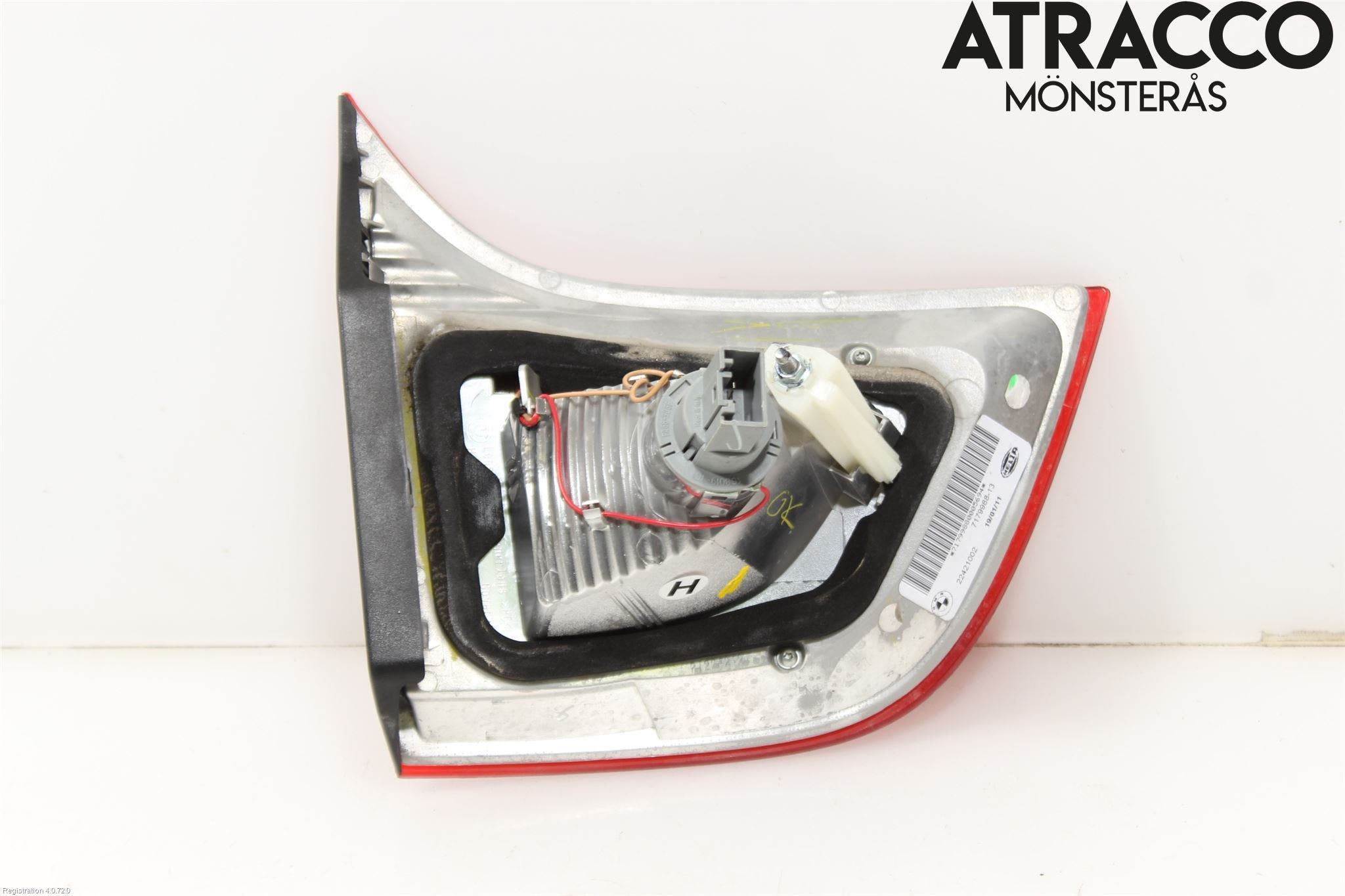 BMW X6 E71/E72 08-14 Bakljus Lucka Hö