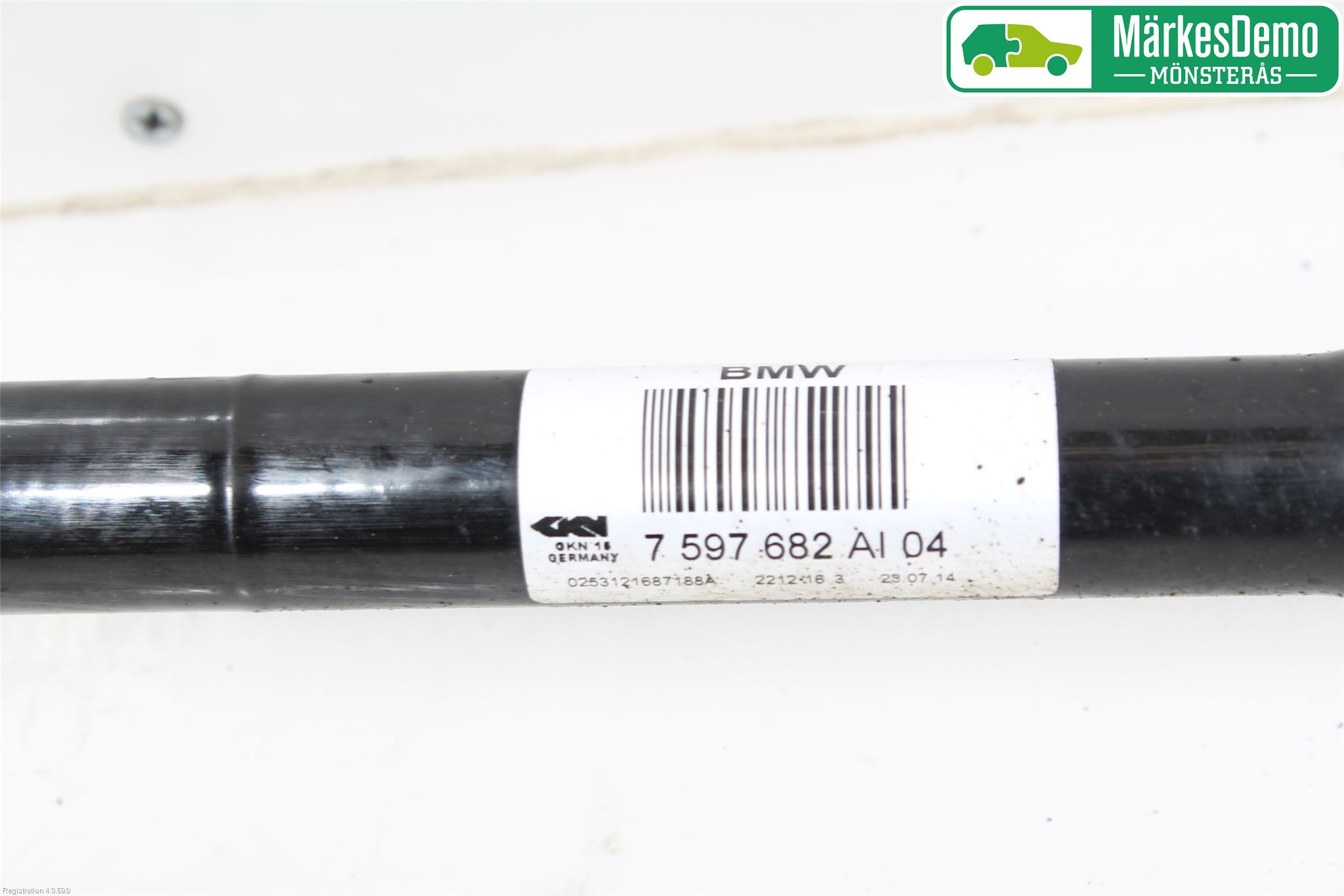 BMW 3 GT F34 13-19 Drivaxel Bak Höger