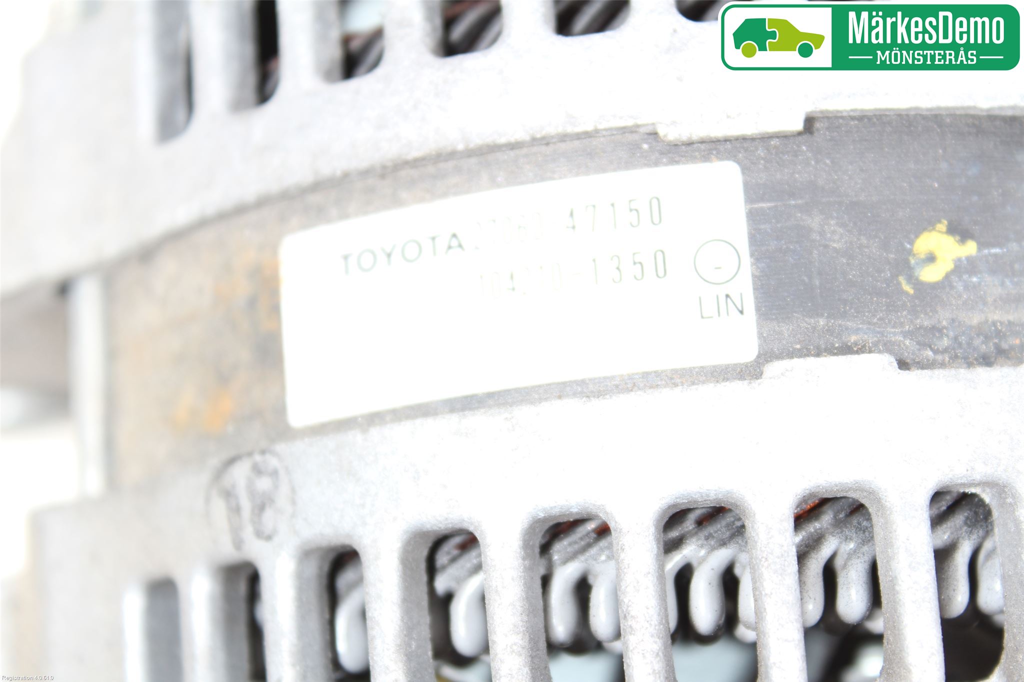 Toyota VERSO-S 11-16 Generator