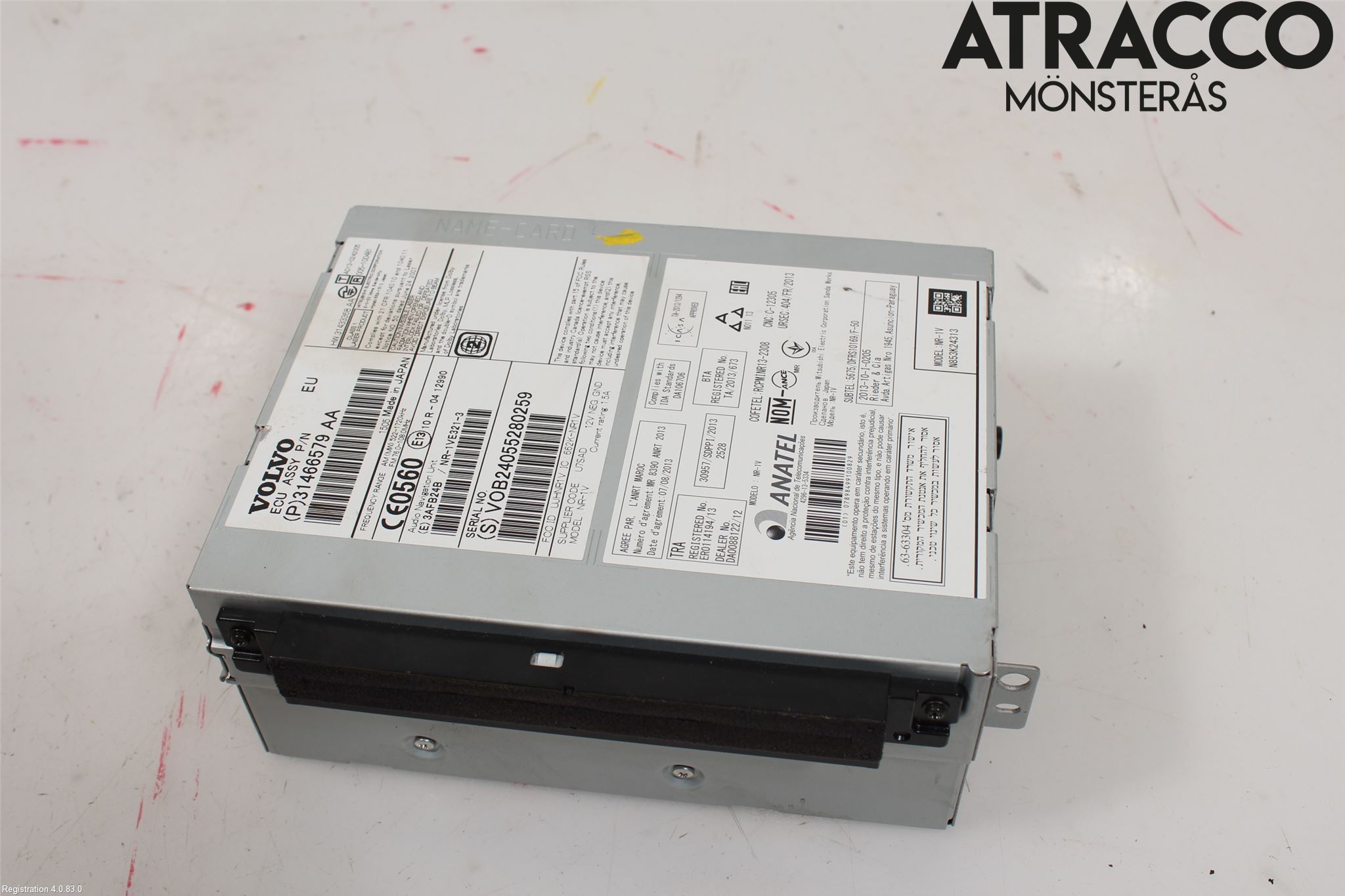 Volvo V70 14-16 Radio