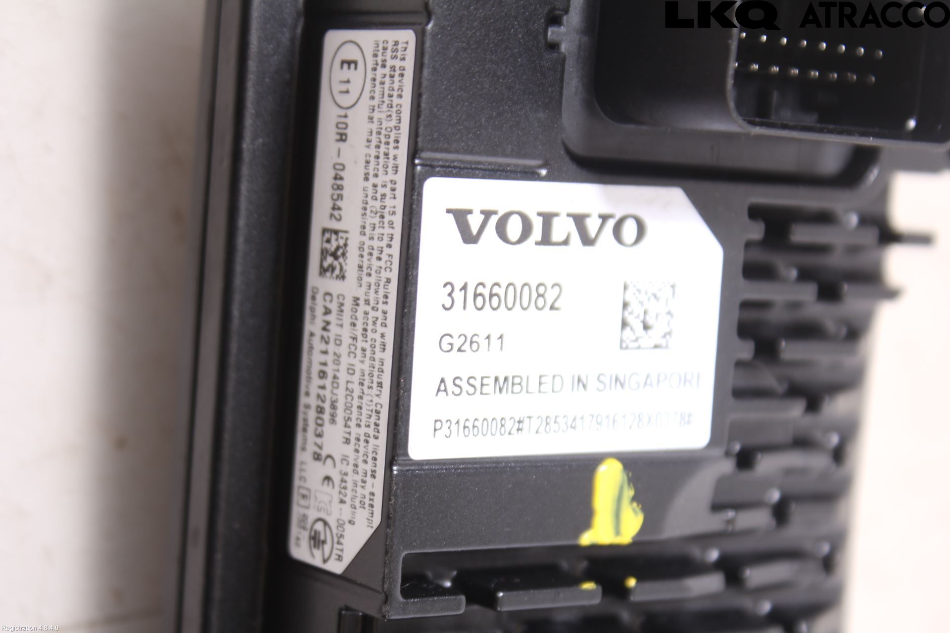 Volvo XC90/RECHARGE 16- Sensor Aktivt Kollisionsskydd