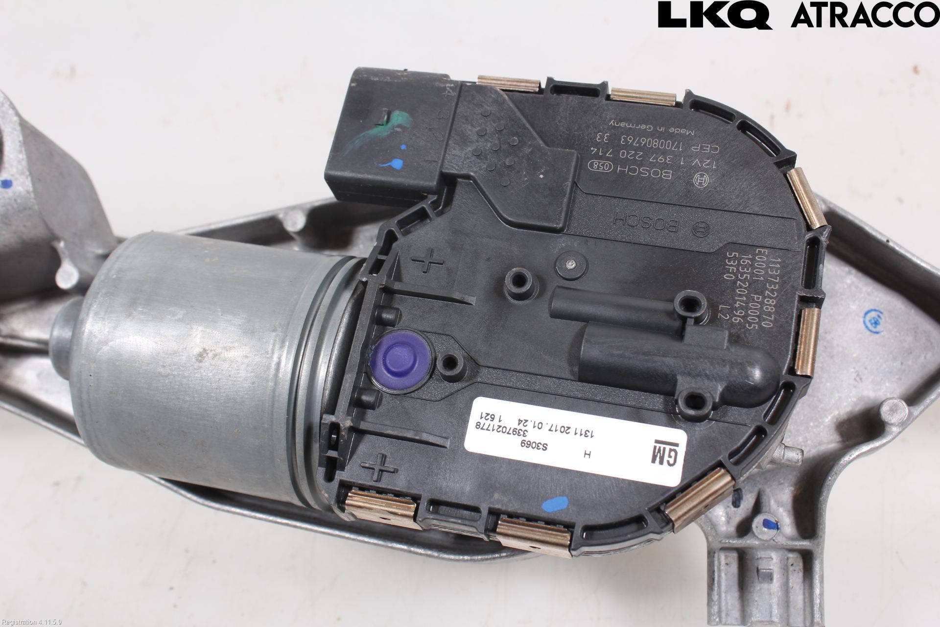 Opel ASTRA K 16-22 Torkarmotor Vindruta