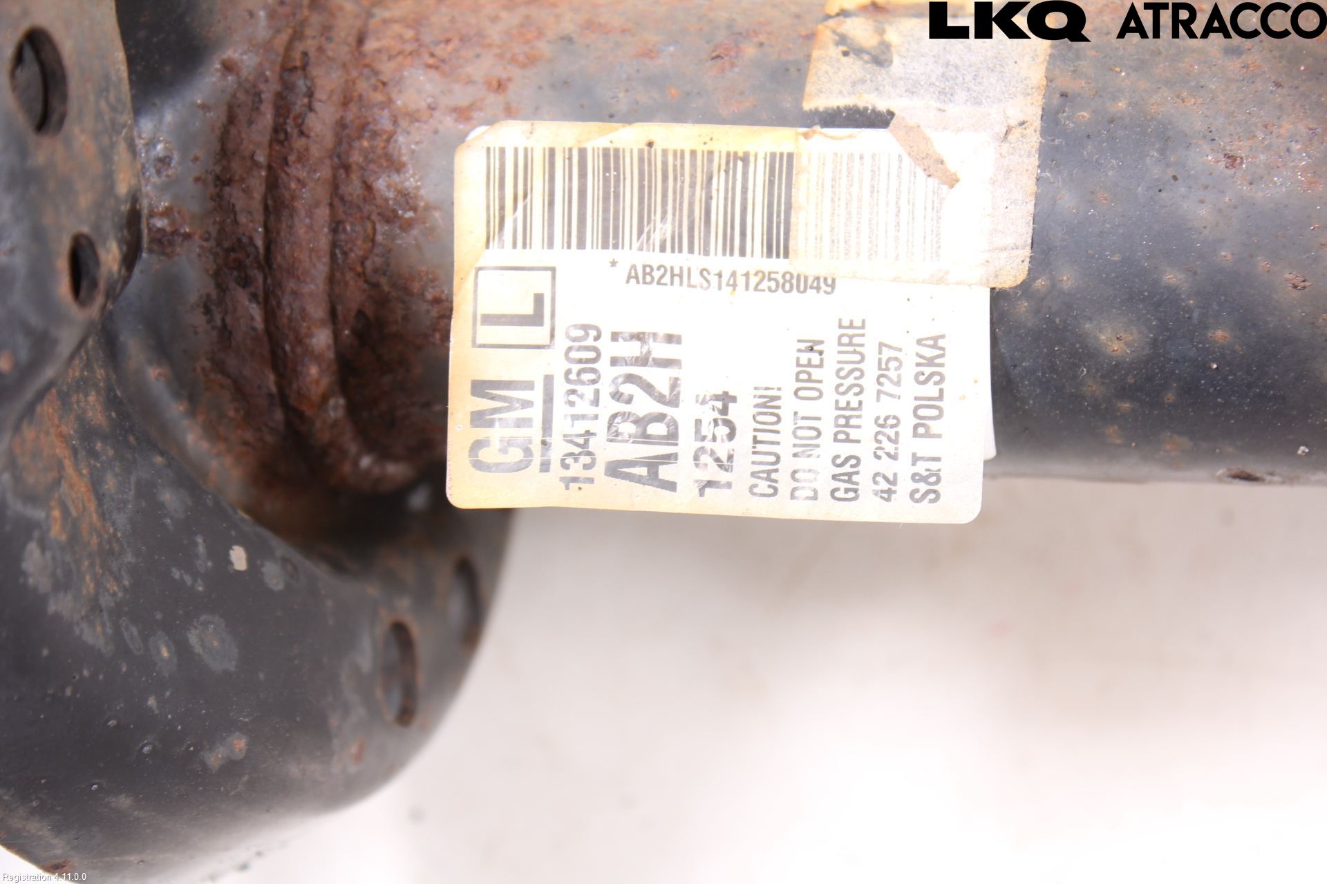 Opel ASTRA J 10-15 Fjäderben Fram Vänster
