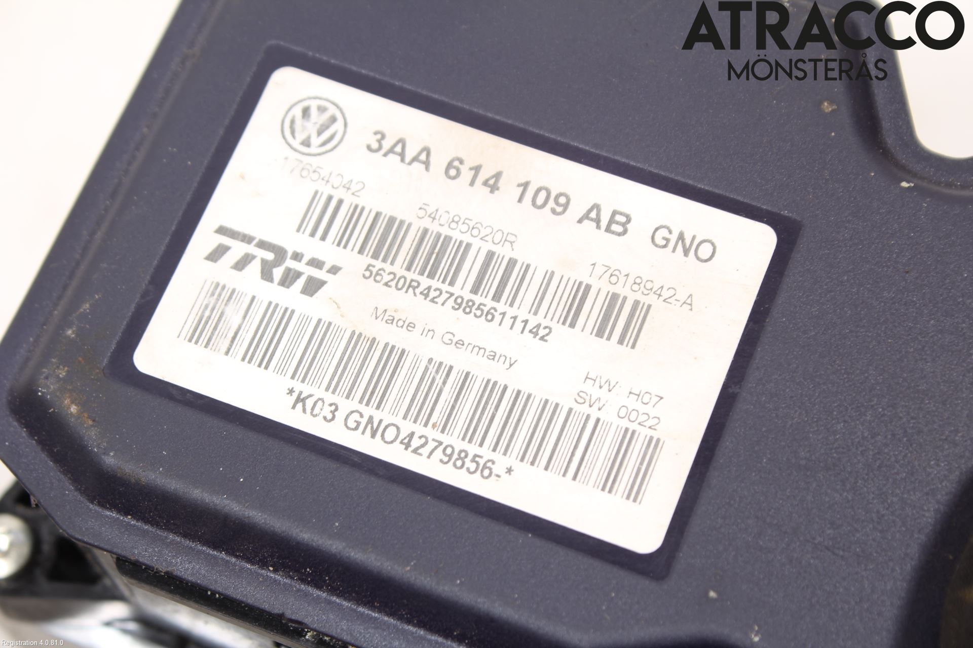 Volkswagen VW PASSAT 11-14 Abs Hydraulaggregat