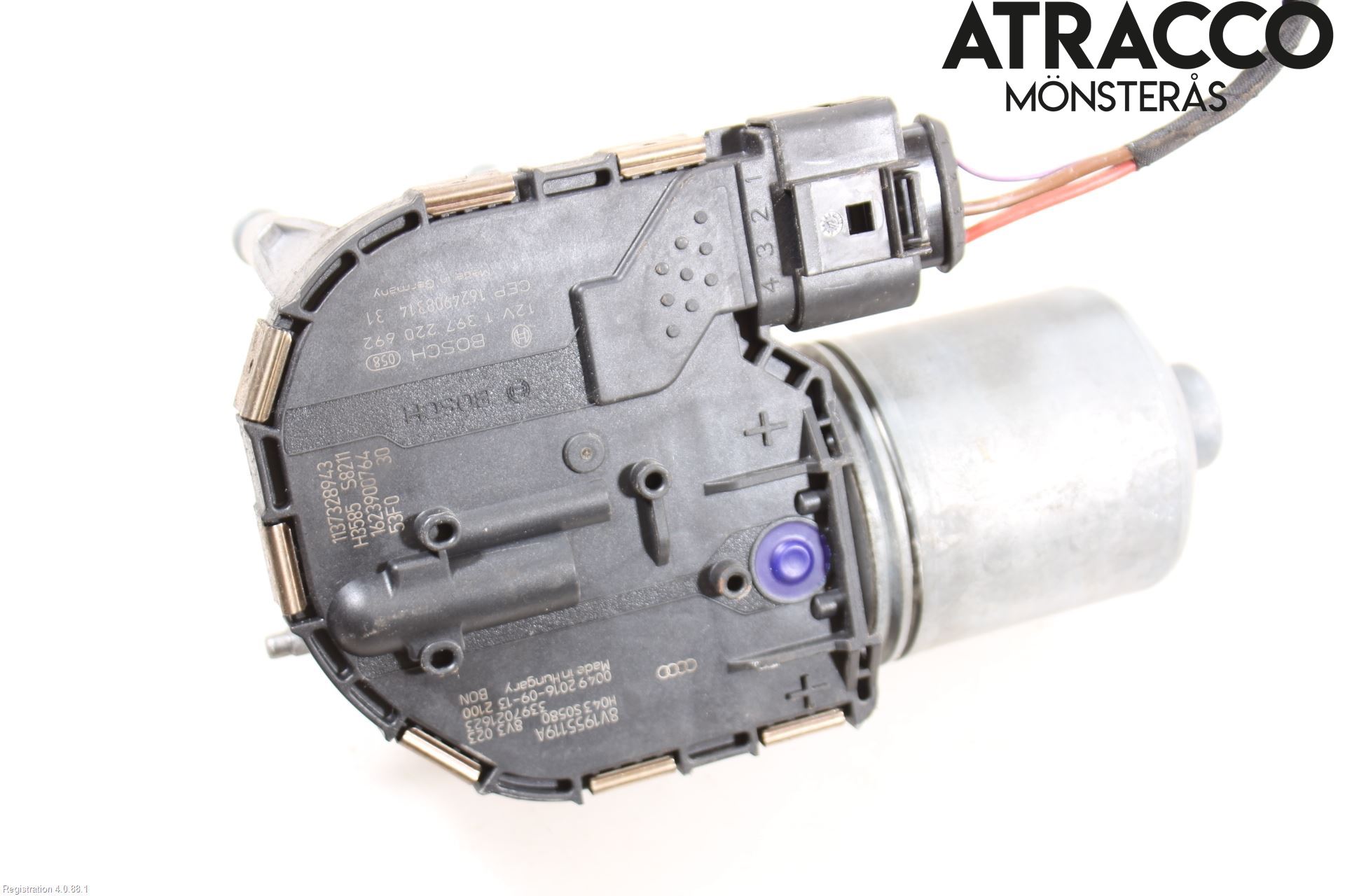 Audi A3/S3 8V 13-20 Torkarmotor Vindruta