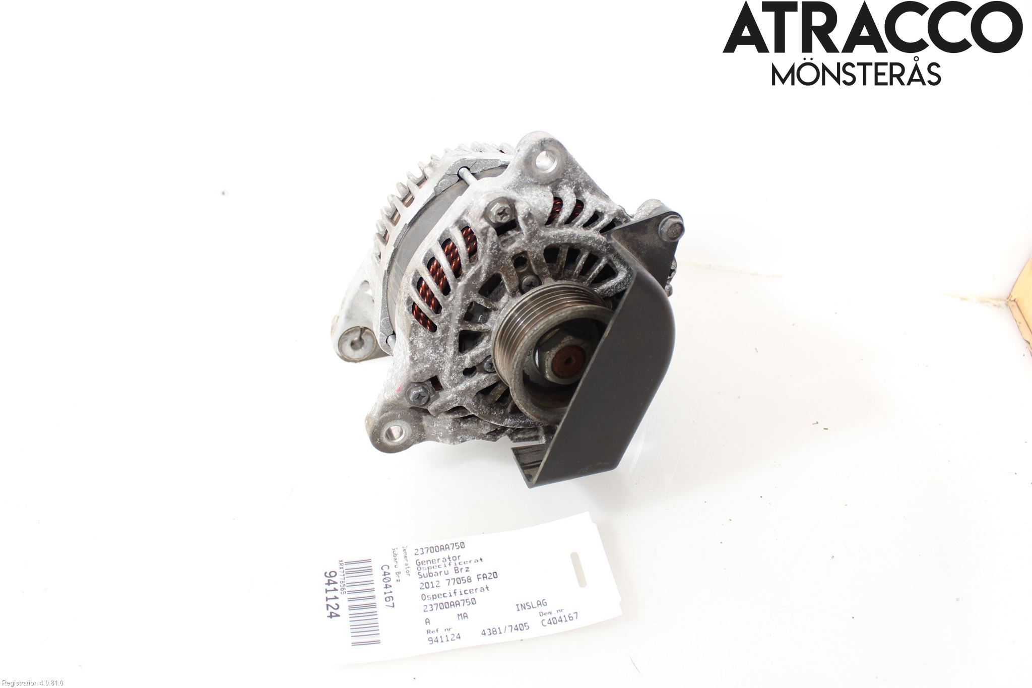 Subaru BRZ Generator