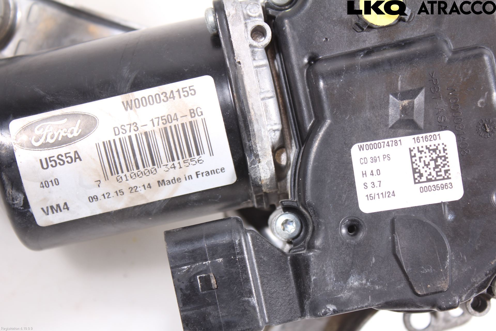 Ford MONDEO 15-22 Torkarmotor Vindruta