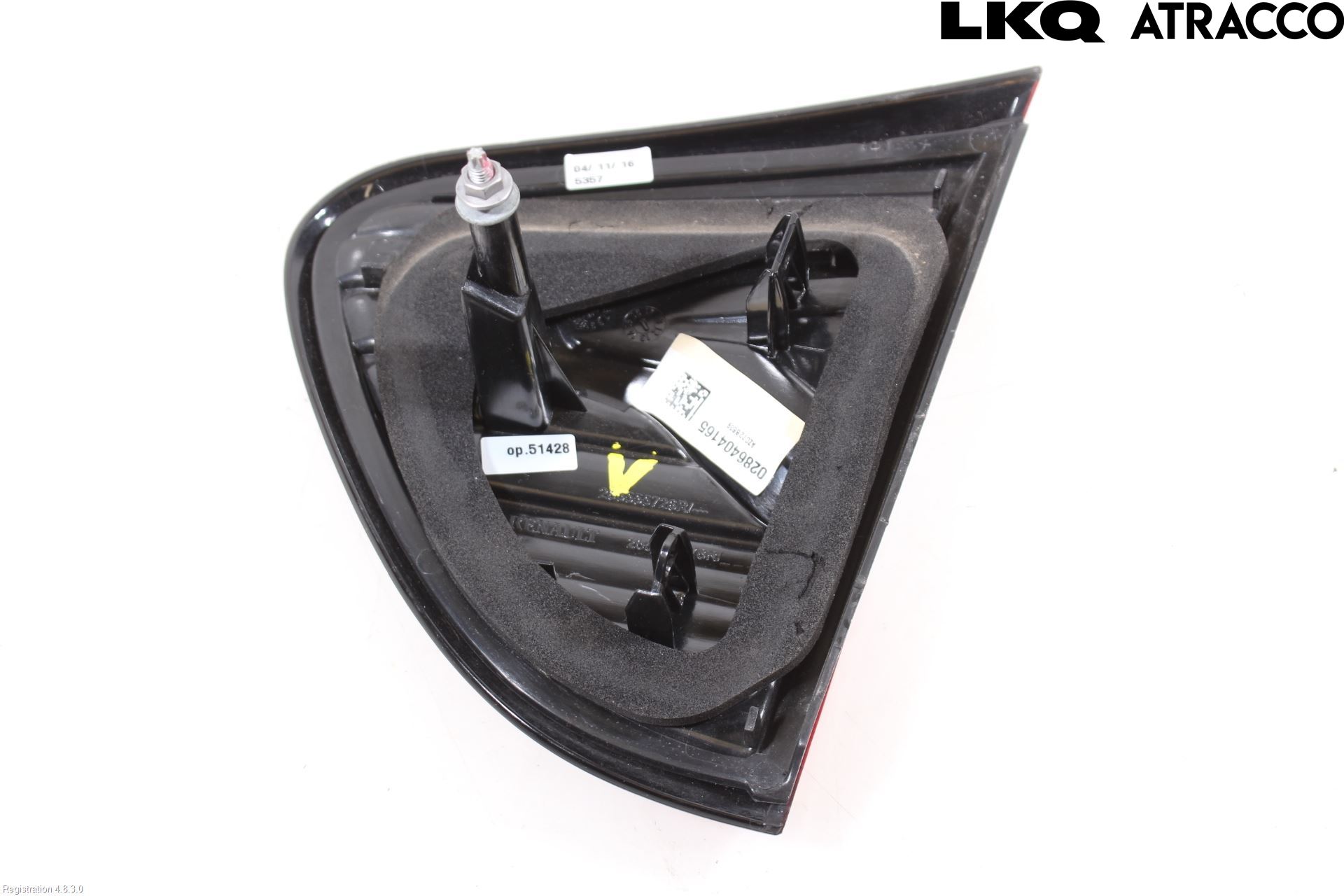 Renault CAPTUR 13-19 Bakljus Lucka Vä