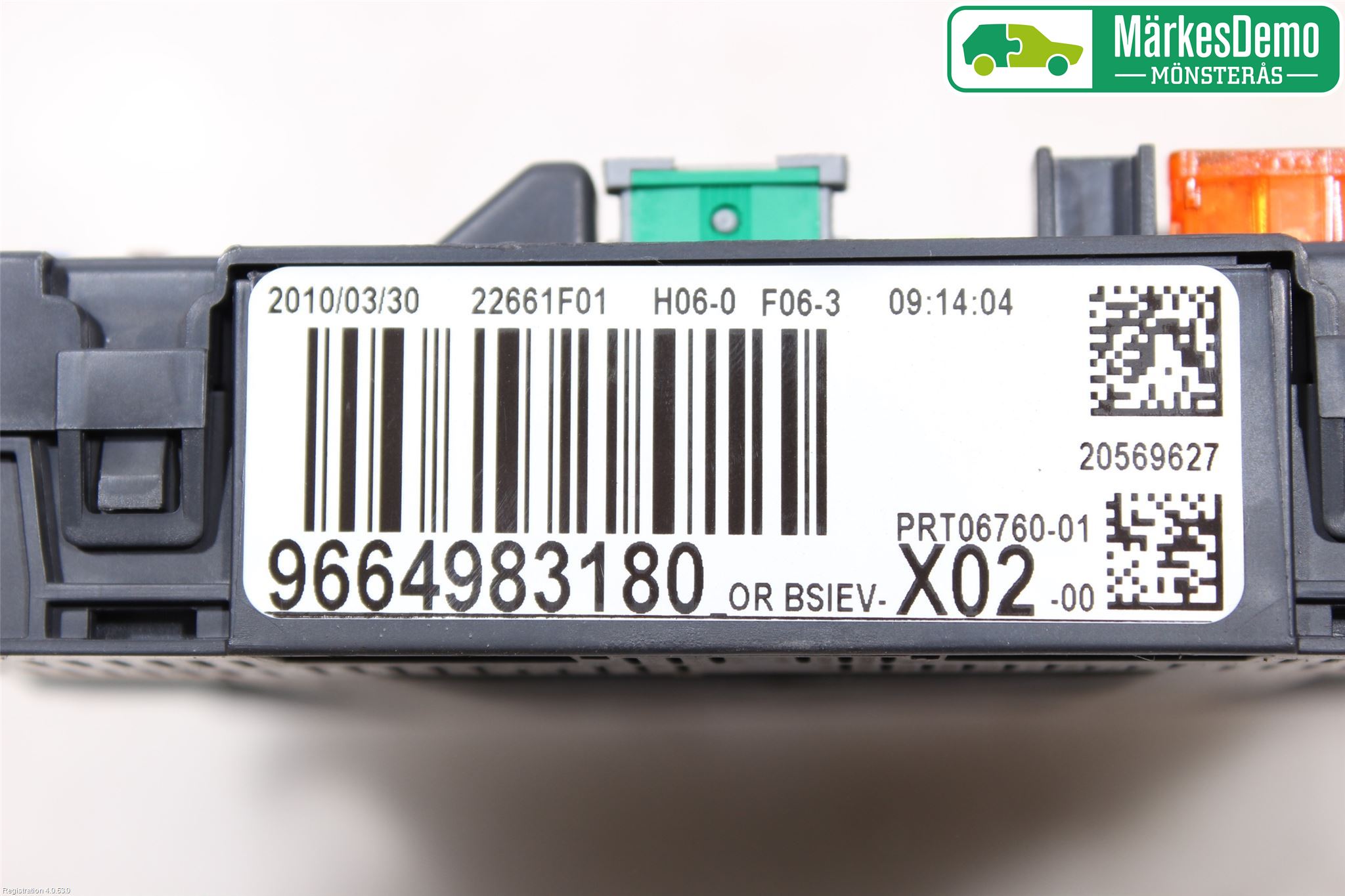 Citroen C3 10-17 Säkringsdosa-Elcentral