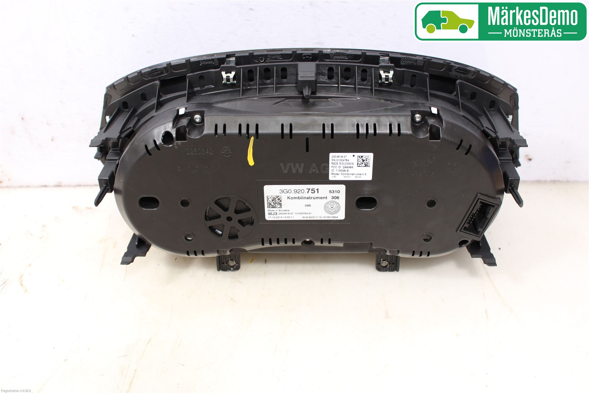 Volkswagen VW PASSAT 15-19 Instrument Komb