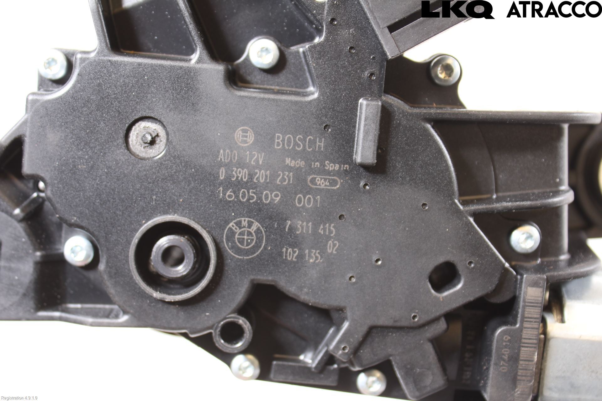 BMW 3 F30/F31/F80 12-19 Torkarmotor Baklucka